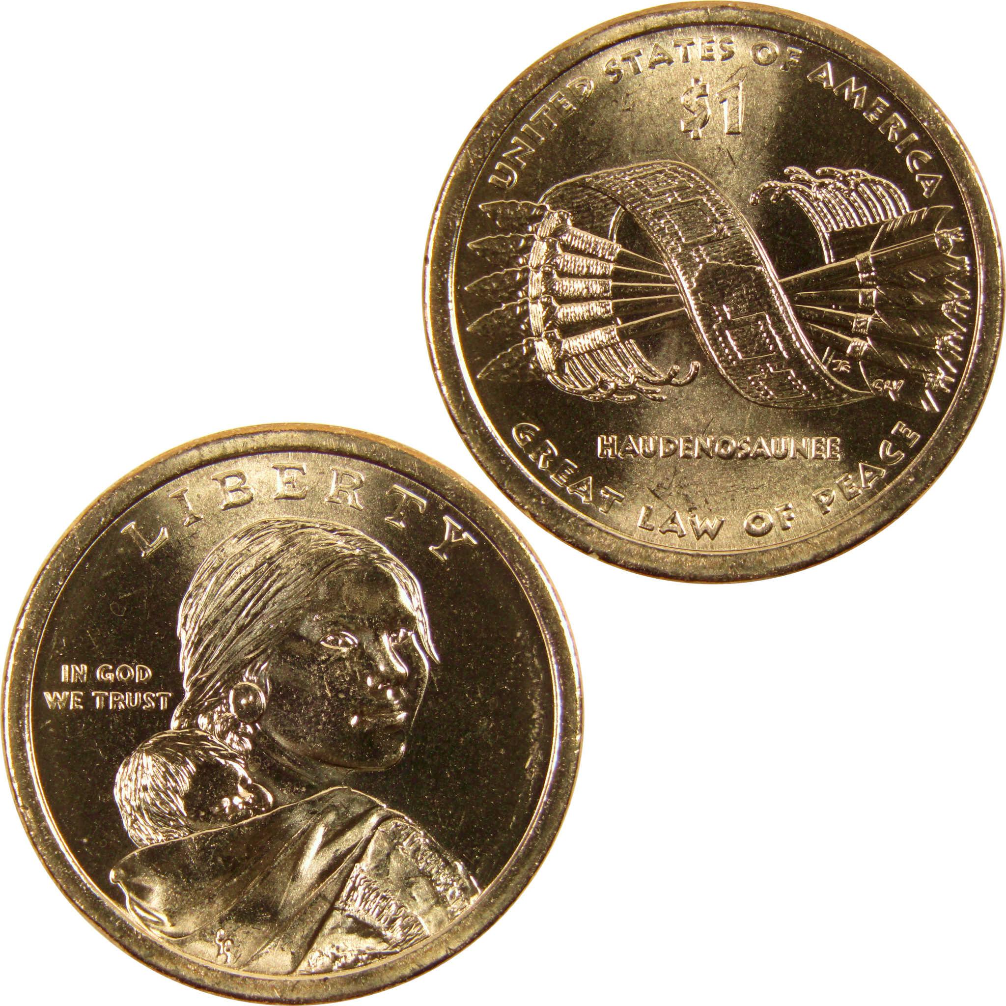 2010 P Great Law of Peace Native American Dollar BU Uncirculated $1