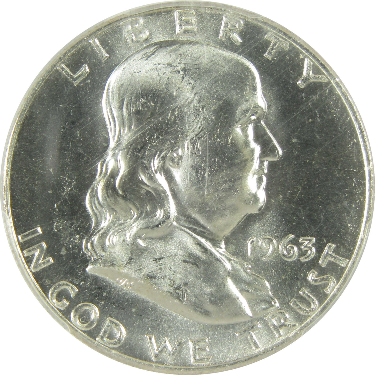 1963 D Franklin Silver Half Dollar MS 65 PCGS 50c Coin SKU:I28818