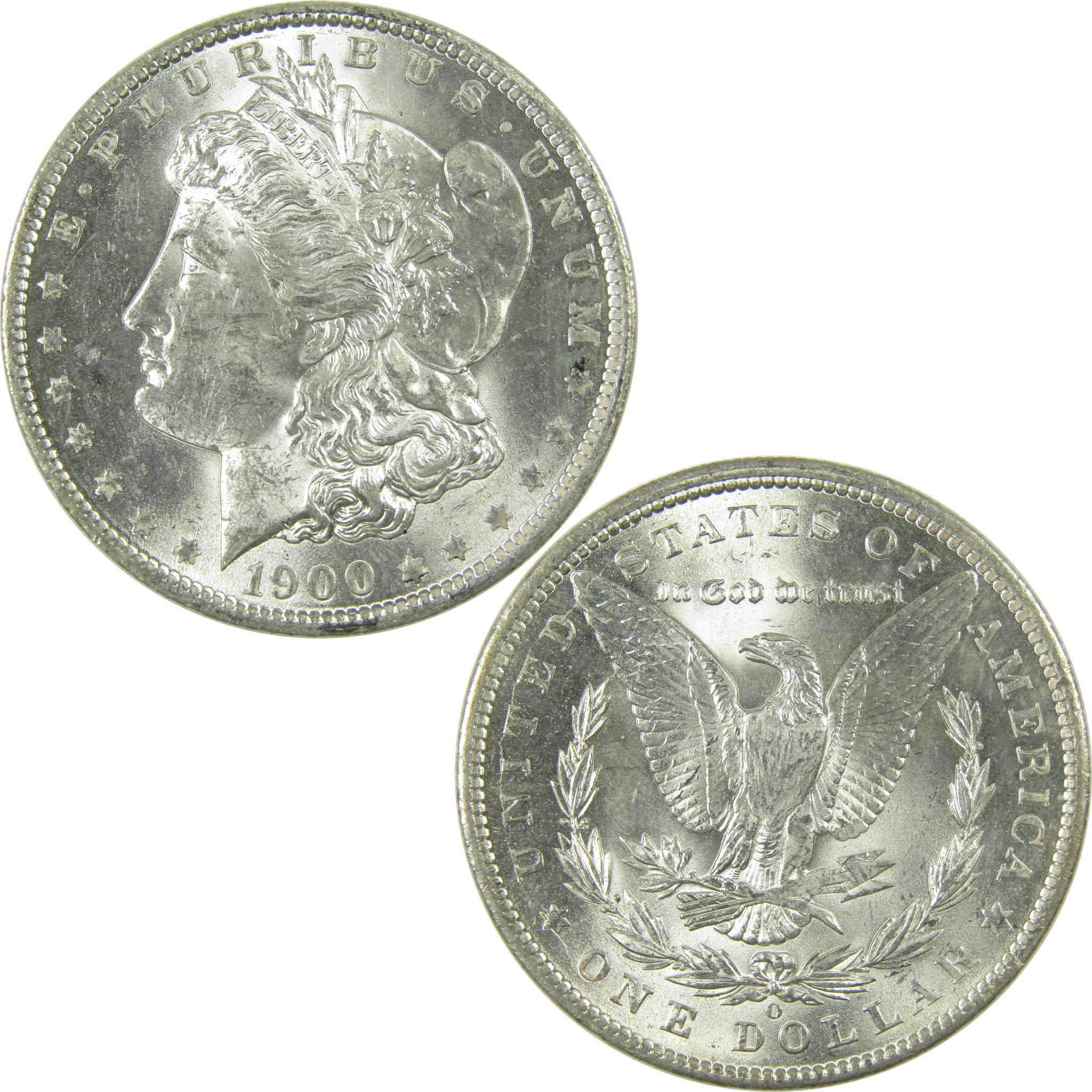 1900 O Morgan Silver Dollar Uncirculated Mint State $1 Coin SKU:I27789