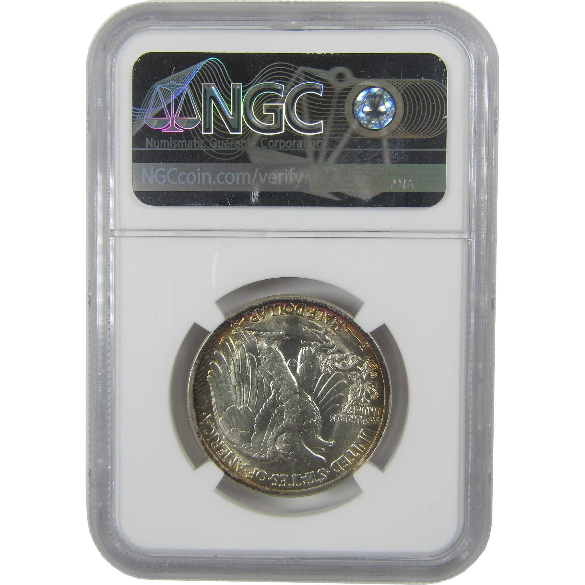 1938 D Liberty Walking Silver Half Dollar MS 64 NGC Uncirculated