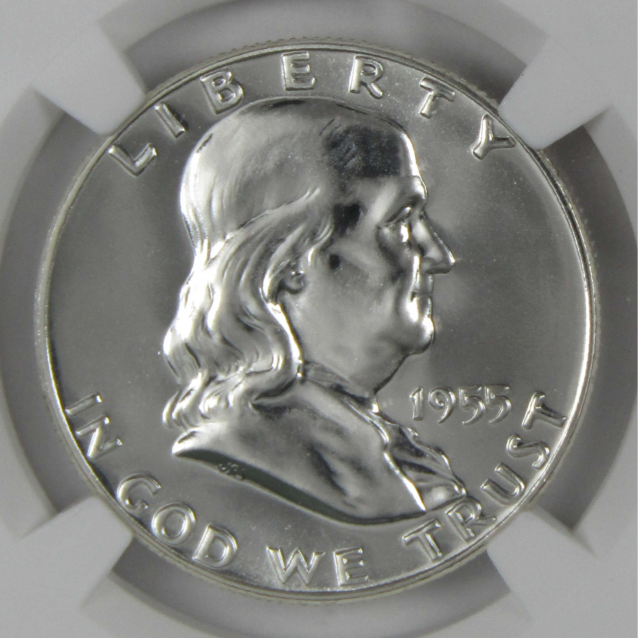 1955 Franklin Silver Half Dollar PF 68 NGC Proof 50c Coin SKU:I27400