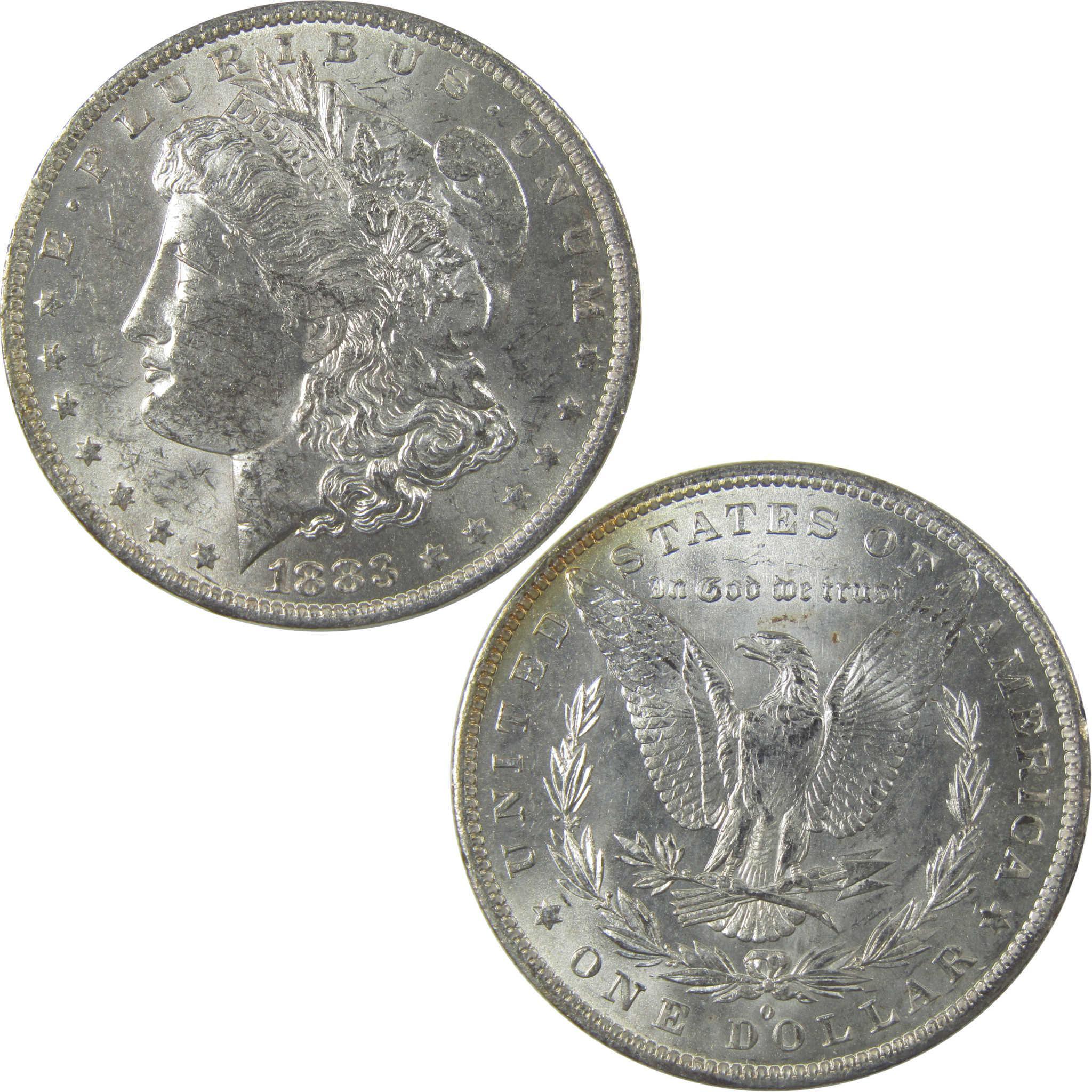 1883 O Morgan Silver Dollar Uncirculated Mint State Toned SKU:I24829