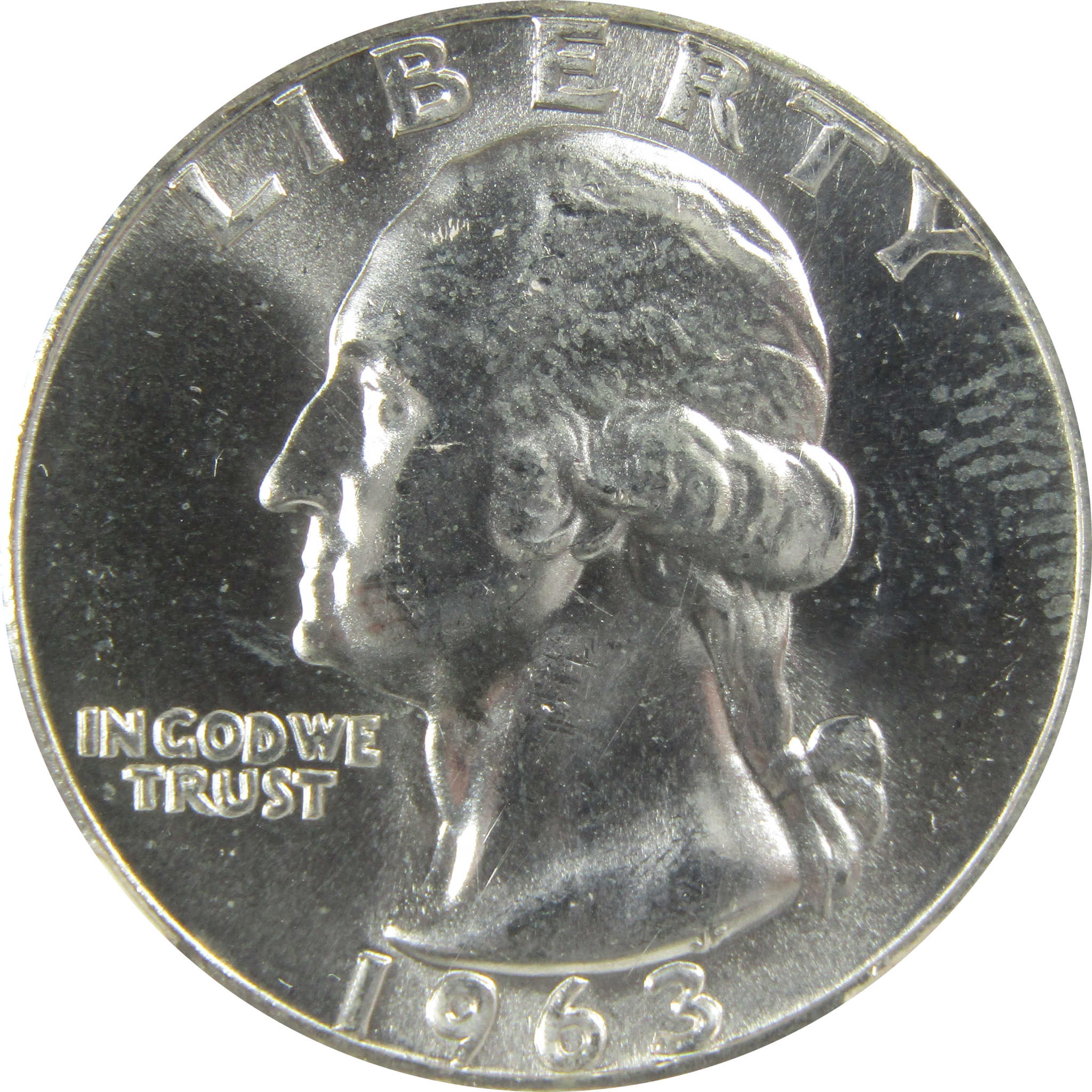 1963 Double Die Obv FS-101 Washington Silver 25c MS 65 NGC SKU:CP359