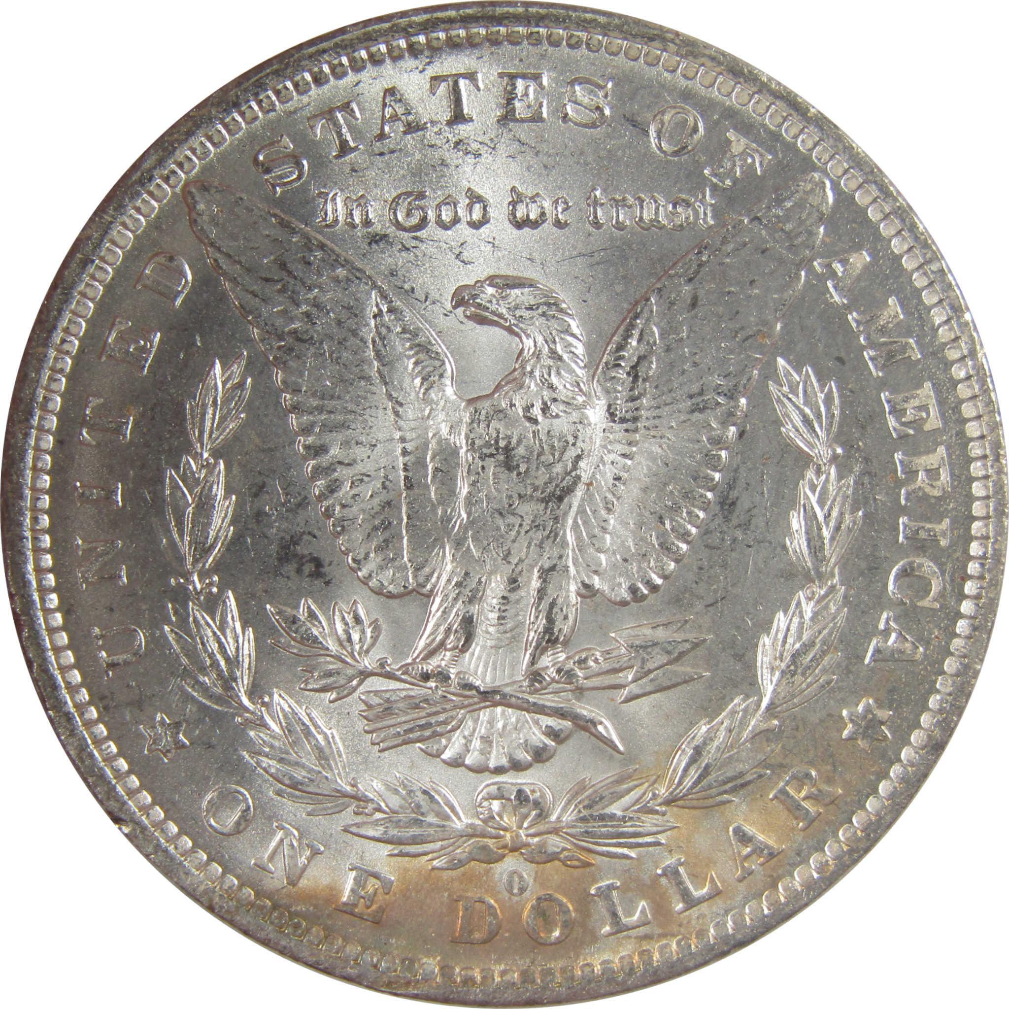 1884 O Morgan Silver Dollar BU Choice Uncirculated Toned SKU:I24197