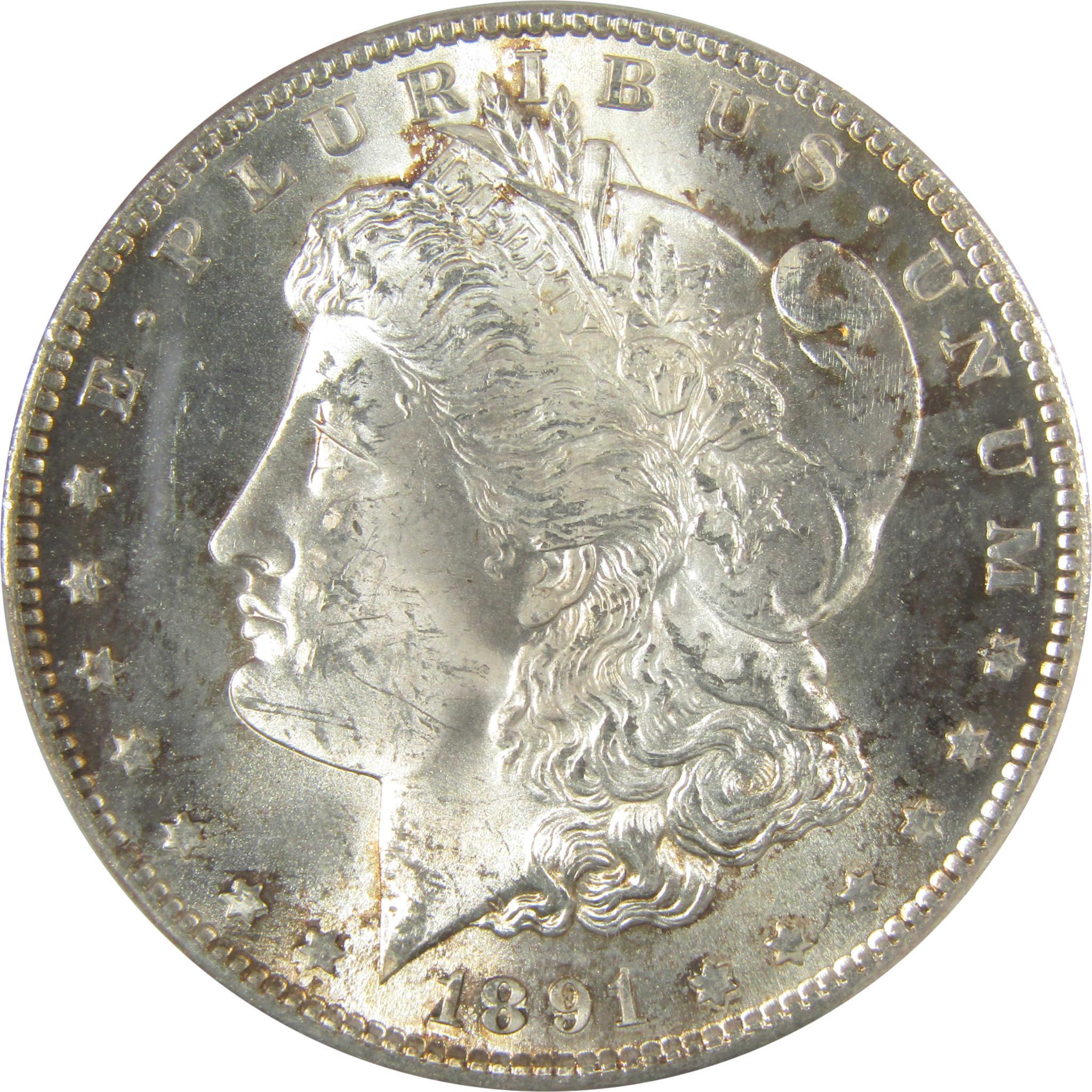 1891 S Morgan Dollar MS 63 PCGS Silver Uncirculated $1 Coin SKU:I19625 - Morgan coin - Morgan silver dollar - Morgan silver dollar for sale - Profile Coins & Collectibles