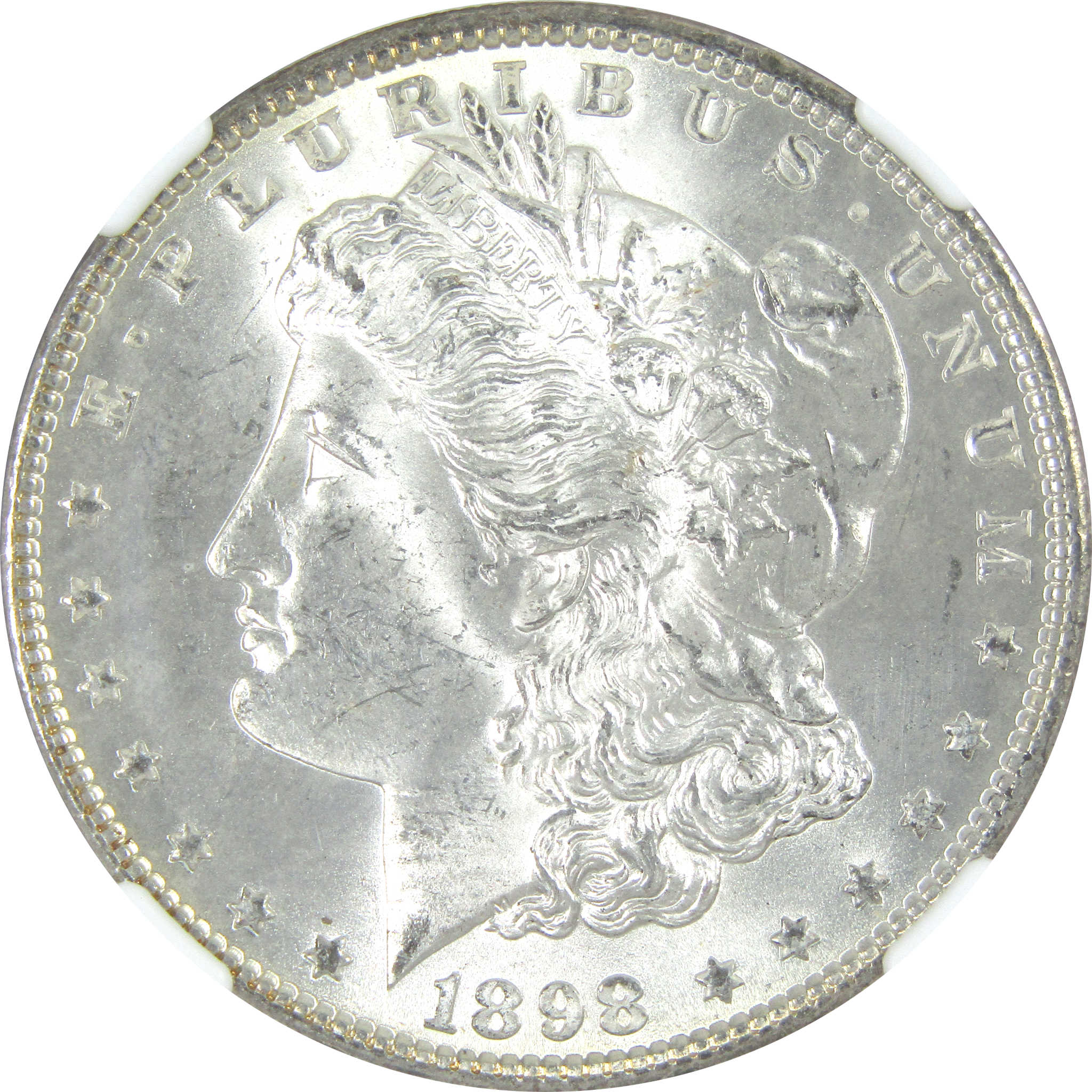 1898 Morgan Dollar MS 63 NGC Silver $1 Uncirculated Coin SKU:I16450 - Morgan coin - Morgan silver dollar - Morgan silver dollar for sale - Profile Coins & Collectibles