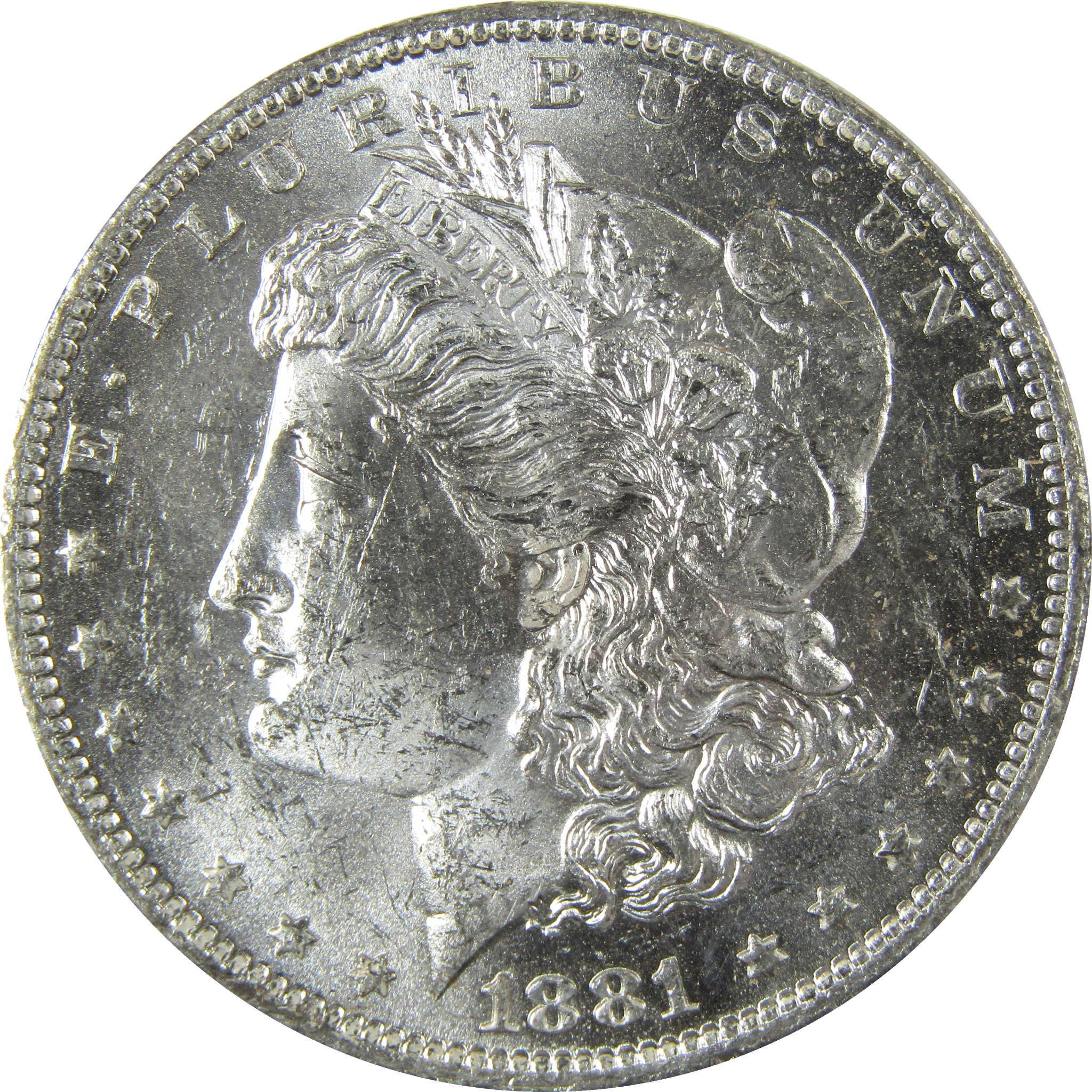 1881 O Morgan Silver Dollar Uncirculated Mint State $1 Coin SKU:I27722 - Morgan coin - Morgan silver dollar - Morgan silver dollar for sale - Profile Coins & Collectibles