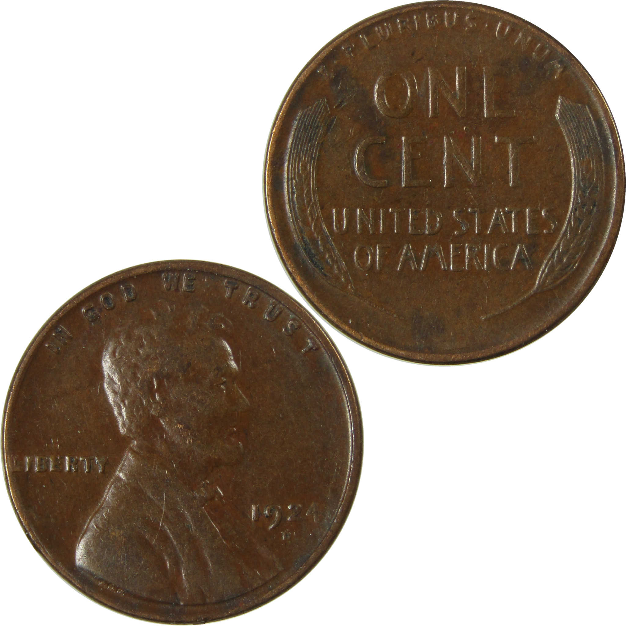 1924 D Lincoln Wheat Cent VF Very Fine Penny 1c Coin SKU:I27654