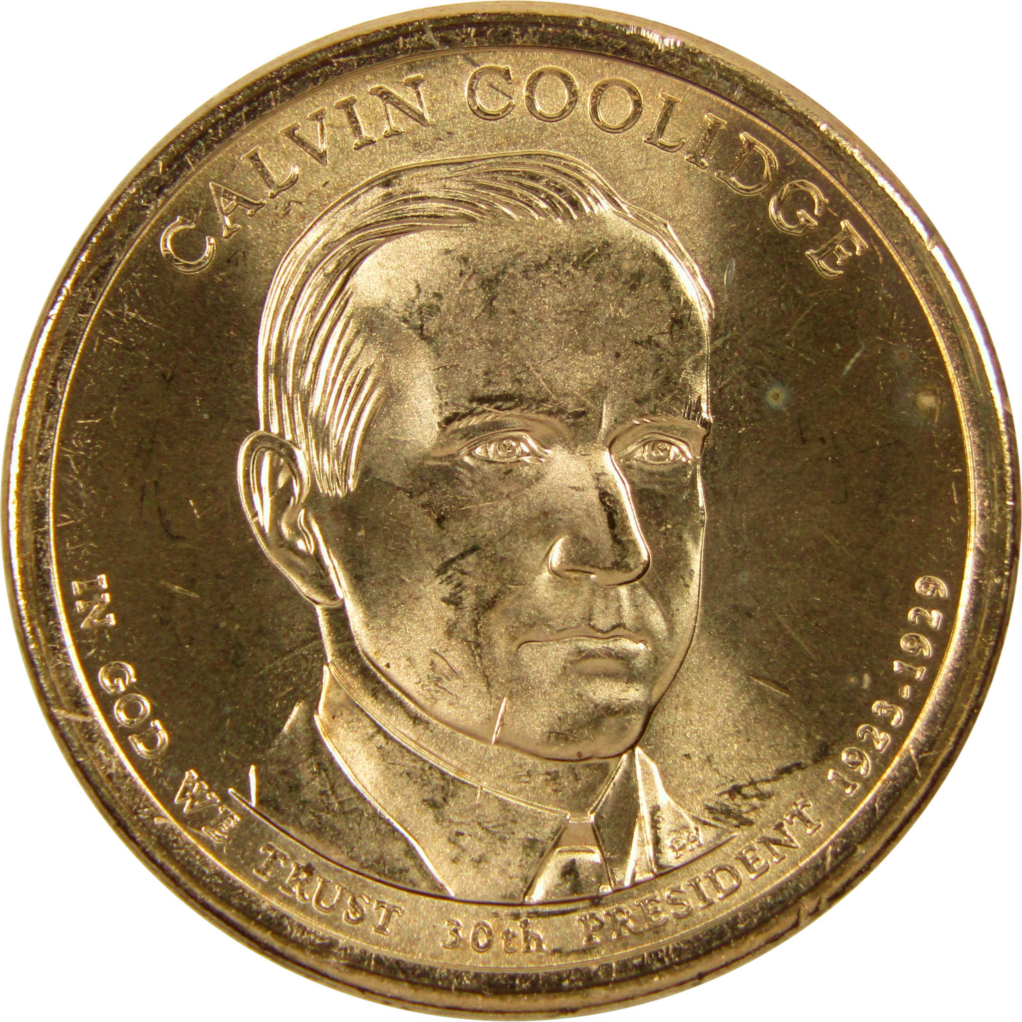 2014 P Calvin Coolidge Presidential Dollar BU Uncirculated $1 Coin
