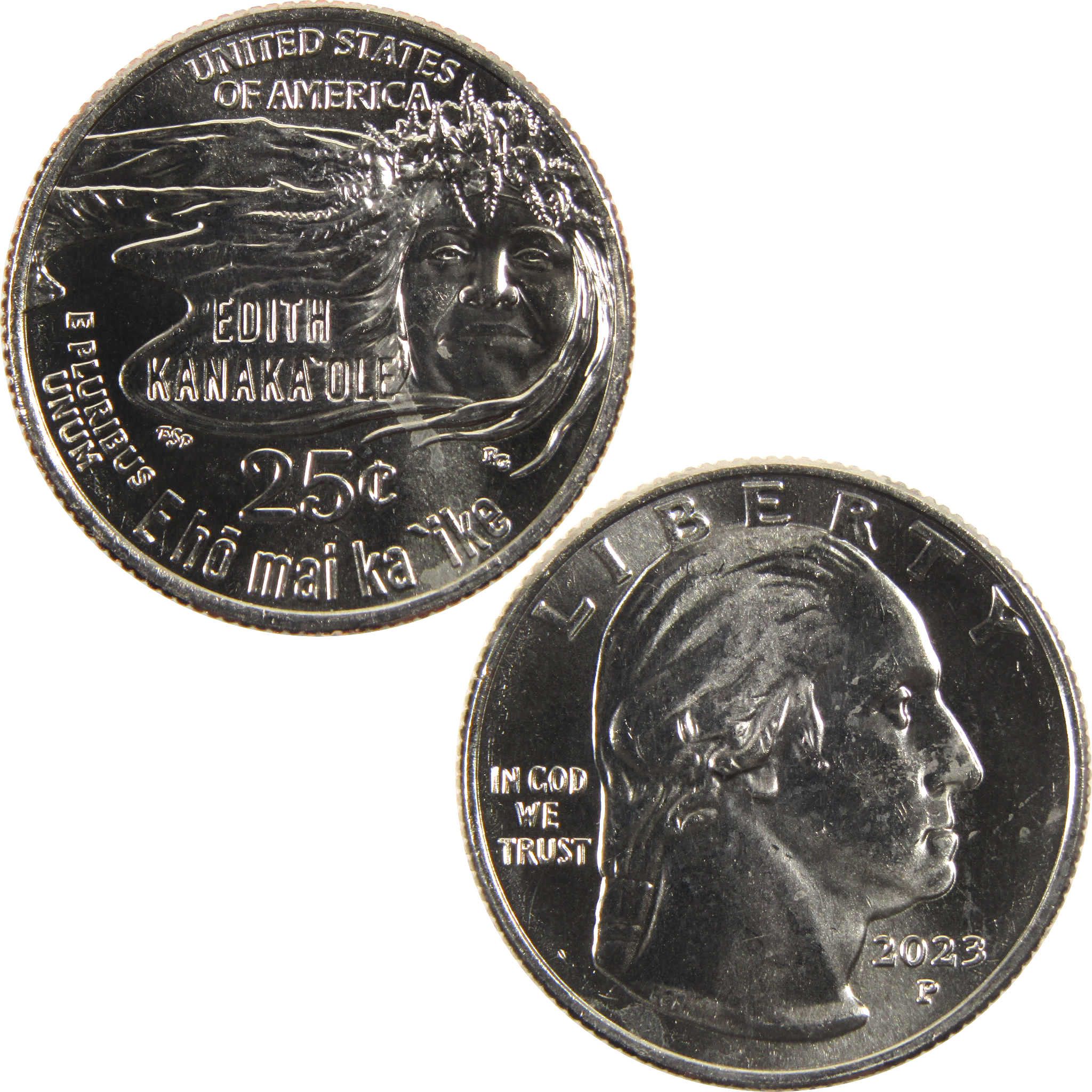 2023 P Edith Kanaka'ole American Women Quarter Uncirculated Clad Coin