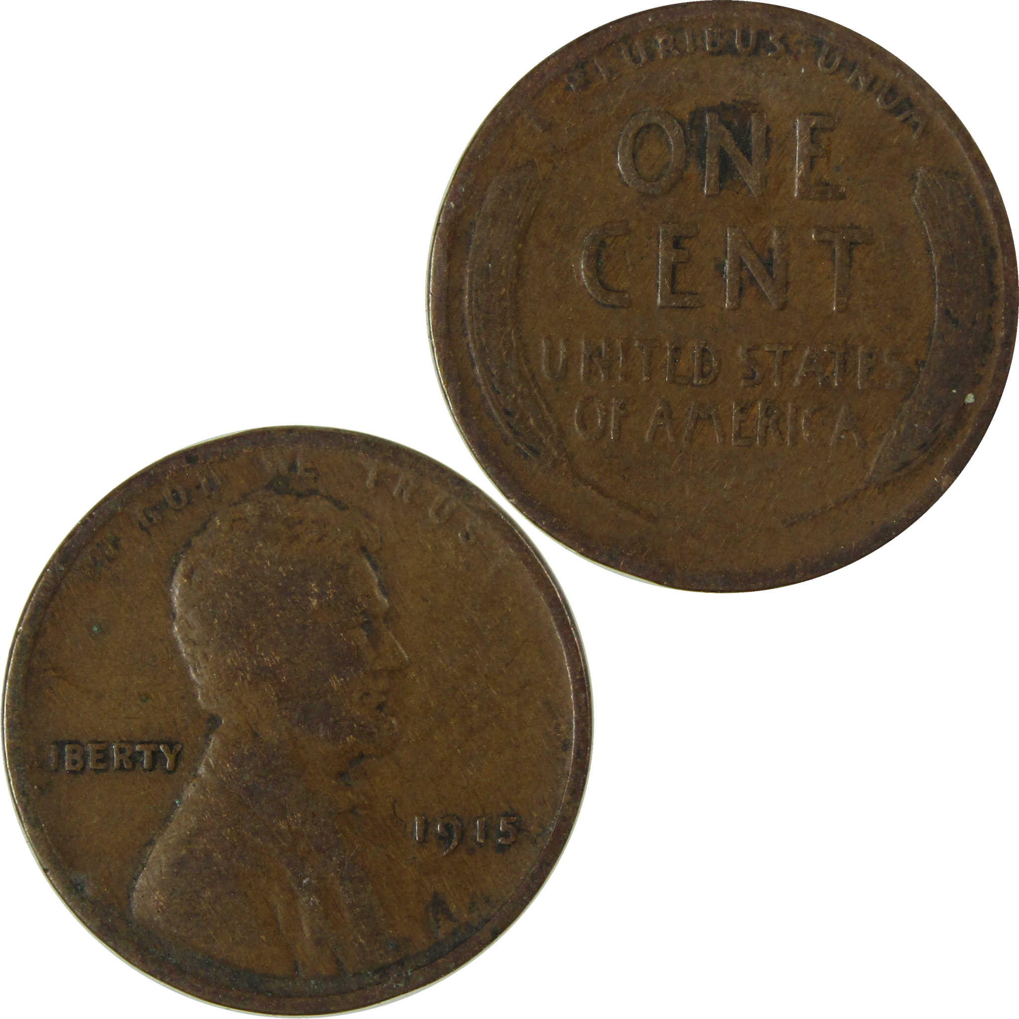 1915 Lincoln Wheat Cent VG Very Good Penny 1c Coin SKU:I26738