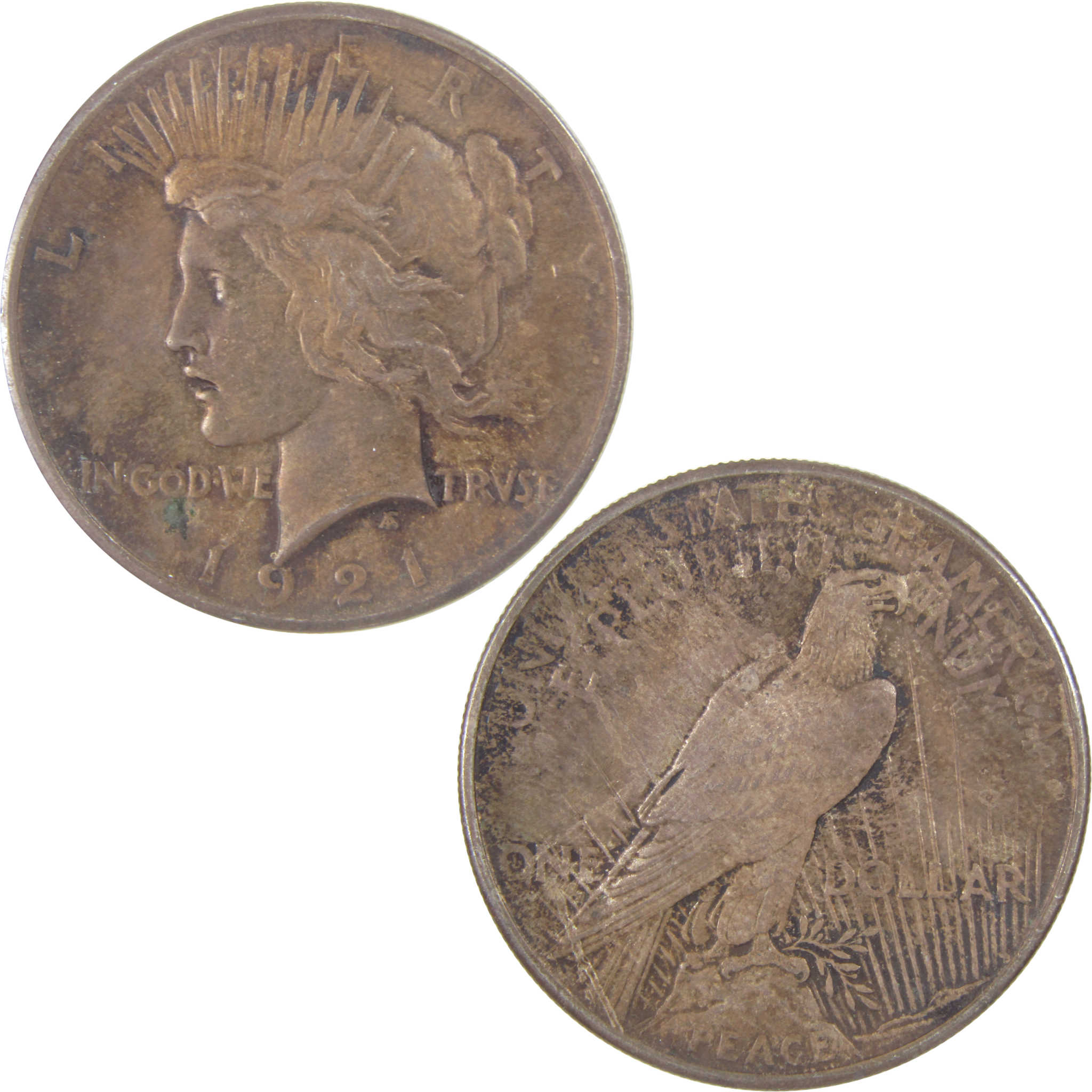 1921 High Relief Peace Dollar AU About Uncirculated Silver SKU:I18710