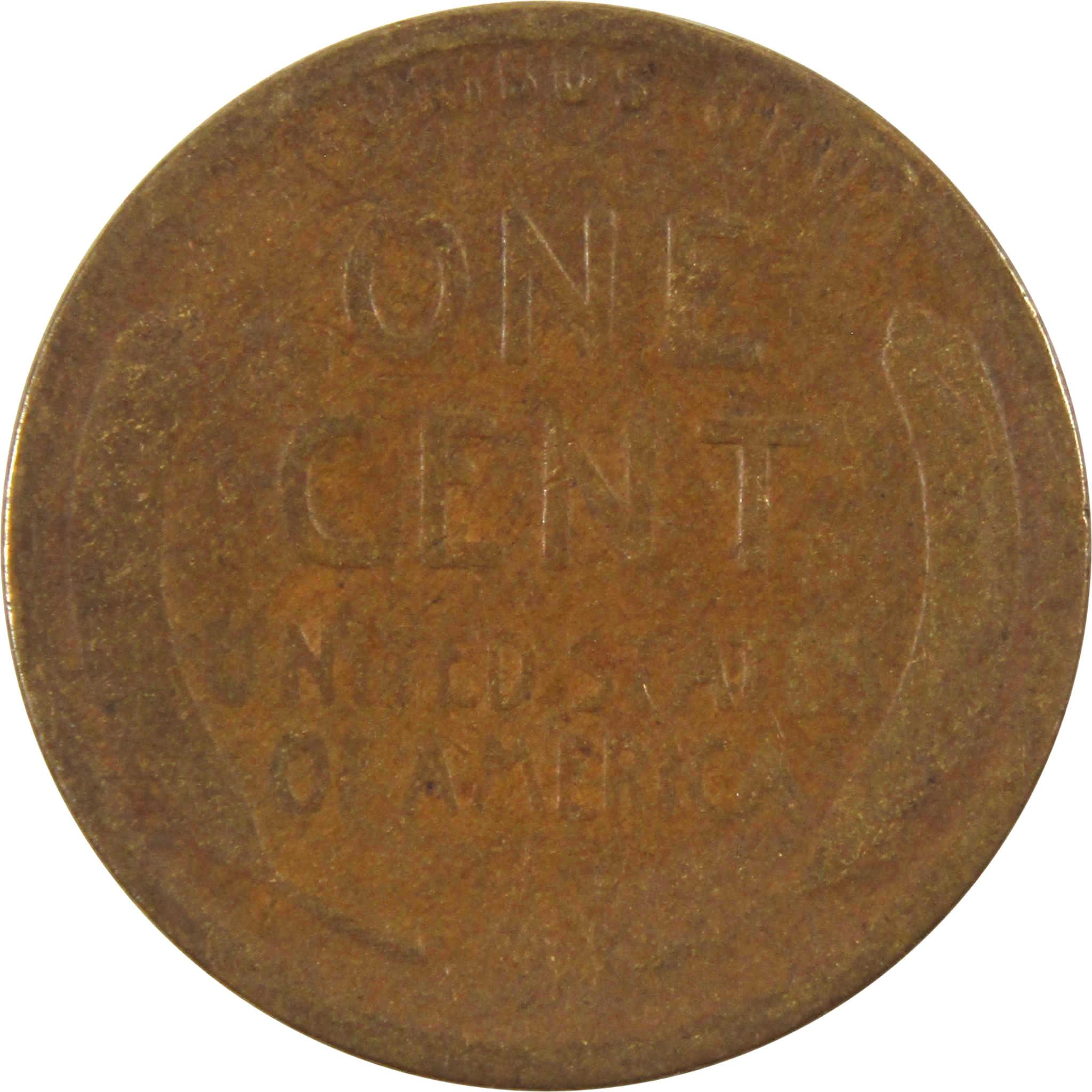 1919 S Lincoln Wheat Cent AG About Good Penny 1c Coin