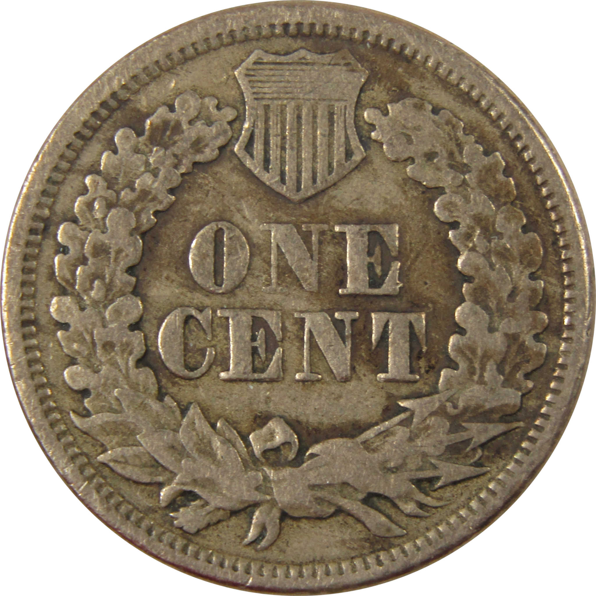 1863 Indian Head Cent VG Very Good Details Penny 1c Coin SKU:CP1237