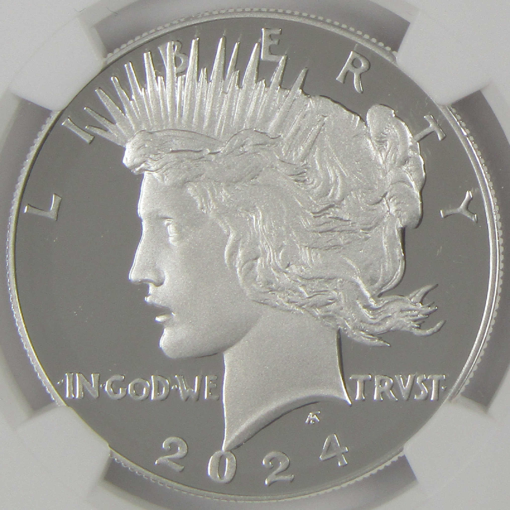 2024 S Peace Dollar PF 70 UCAM NGC .999 Silver Bullion Proof First Day