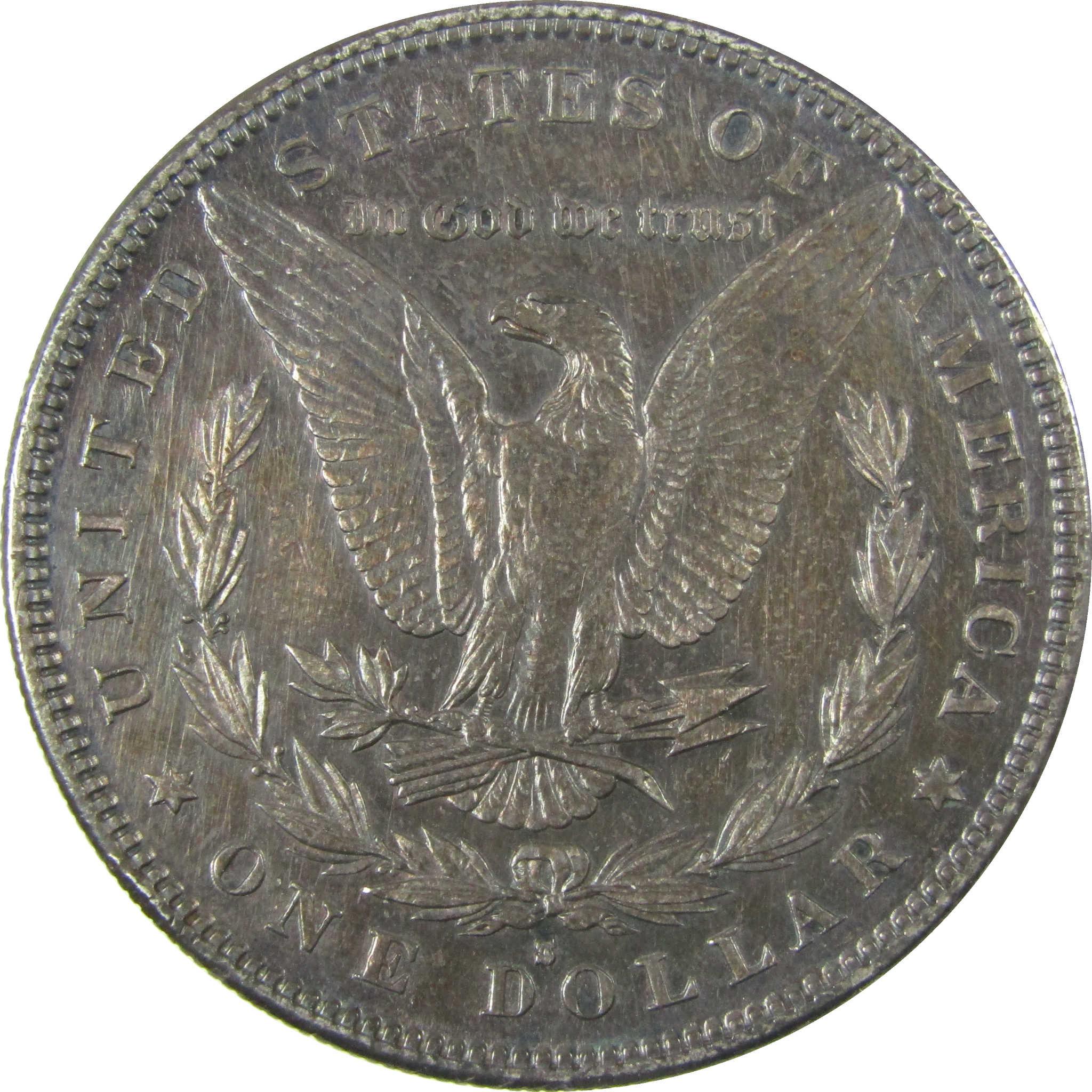 1888 S Morgan Silver Dollar AU About Uncirculated Details SKU:I26061 - Morgan coin - Morgan silver dollar - Morgan silver dollar for sale - Profile Coins & Collectibles