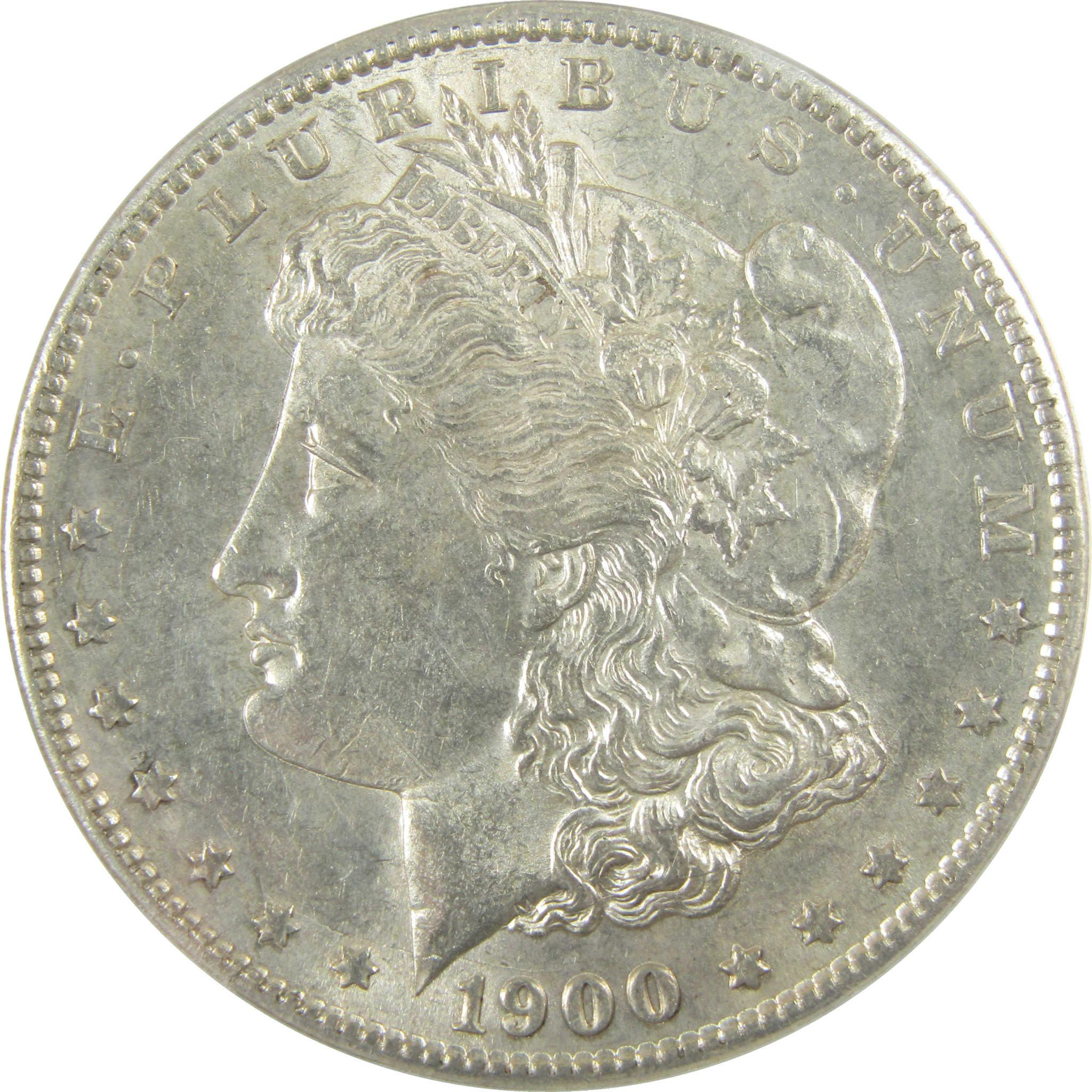 1900 S Morgan Silver Dollar AU 58 ANACS $1 Coin Collectible SKU:I28052 - Morgan coin - Morgan silver dollar - Morgan silver dollar for sale - Profile Coins & Collectibles