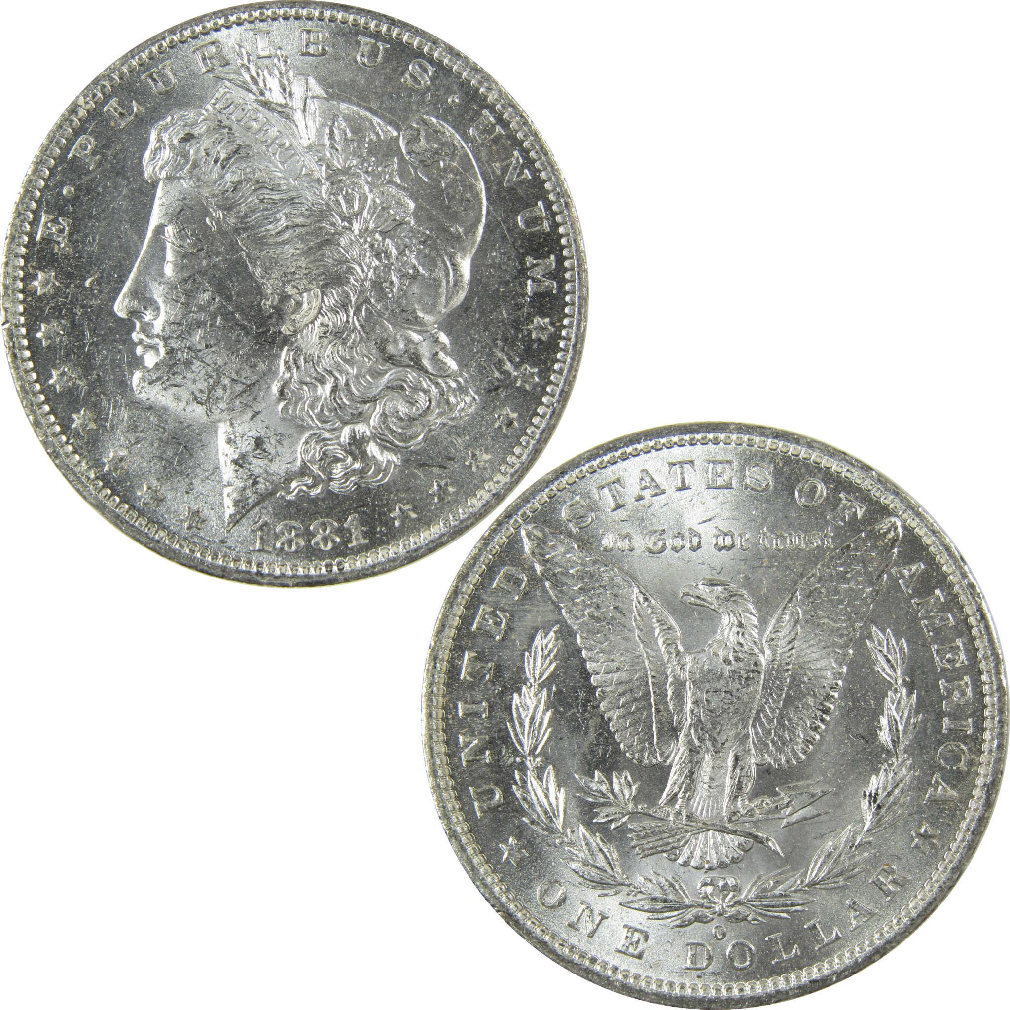 1881 O Morgan Silver Dollar Uncirculated Mint State $1 Coin SKU:I27690 - Morgan coin - Morgan silver dollar - Morgan silver dollar for sale - Profile Coins & Collectibles