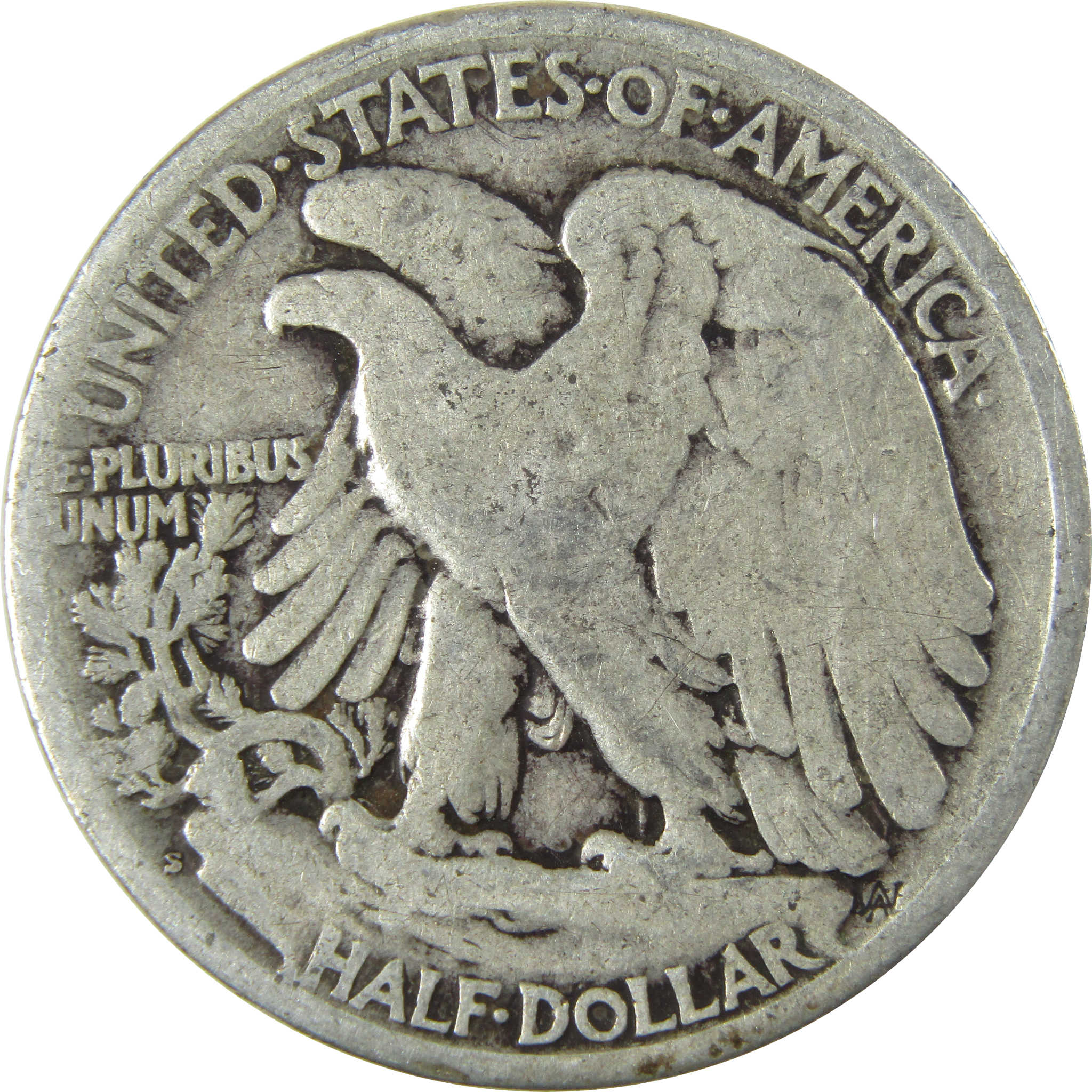 1918 S Liberty Walking Silver Half Dollar G Good 50c Coin SKU:CP519