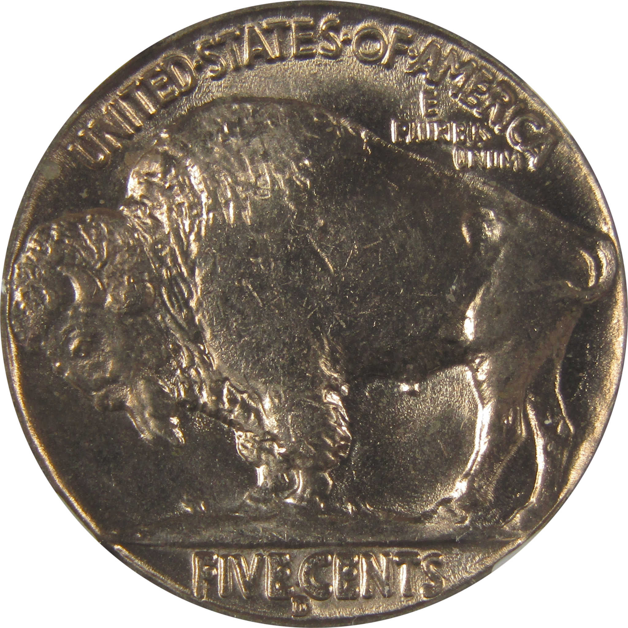 1937 D Indian Head Buffalo Nickel MS 66 NGC Bag Fragment SKU:I22672