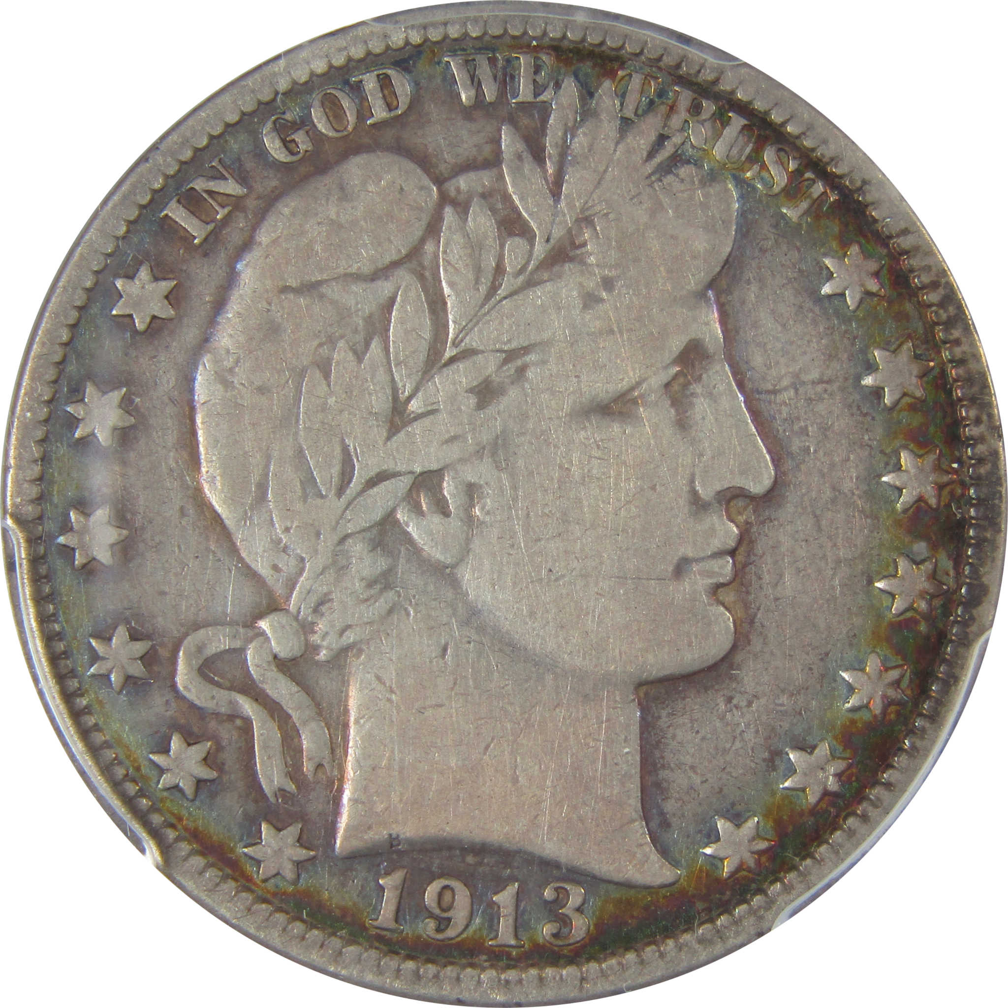 1913 S Barber Half Dollar F Fine Details PCGS Silver 50c Coin SKU:CP44