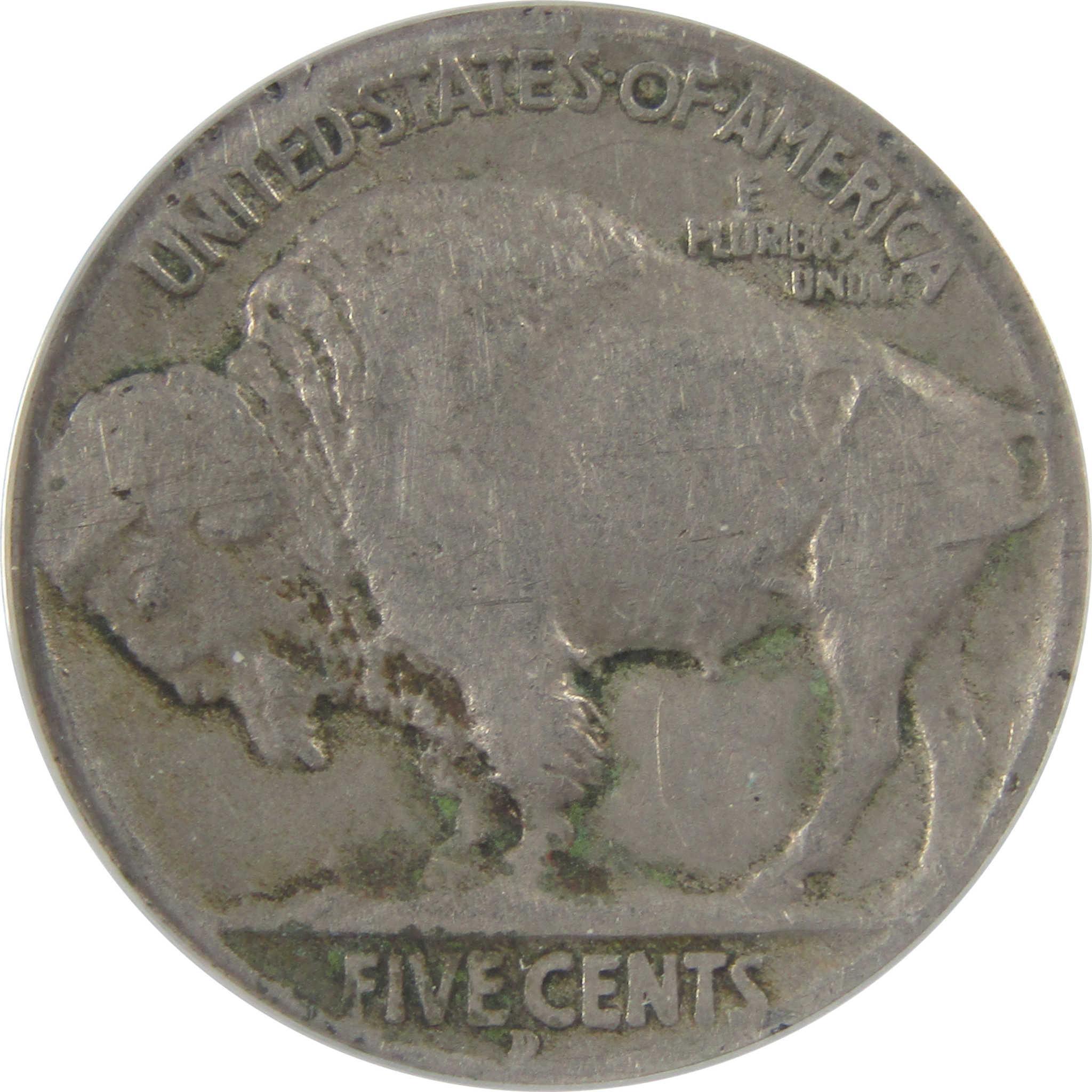 1914 D Indian Head Buffalo Nickel G 4 Details ANACS 5c Coin SKU:I25449
