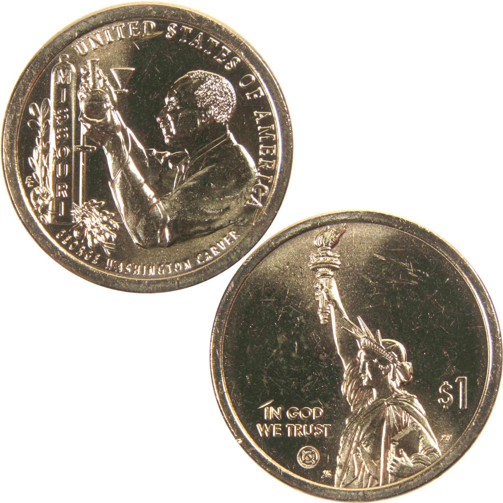2024 D Washington Carver American Innovation Dollar Uncirculated $1