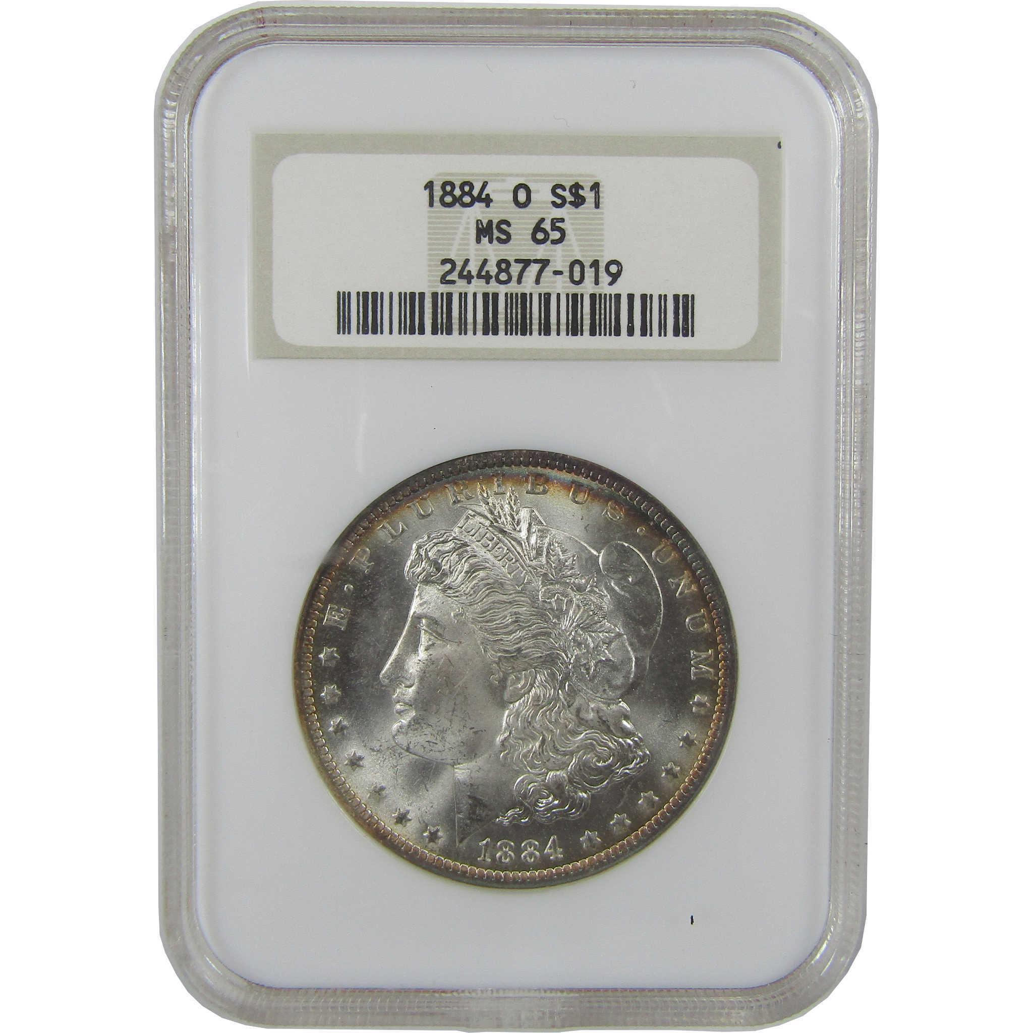 1884 O Morgan Silver Dollar MS 65 NGC Uncirculated $1 Coin Collectible - Morgan coin - Morgan silver dollar - Morgan silver dollar for sale - Profile Coins & Collectibles