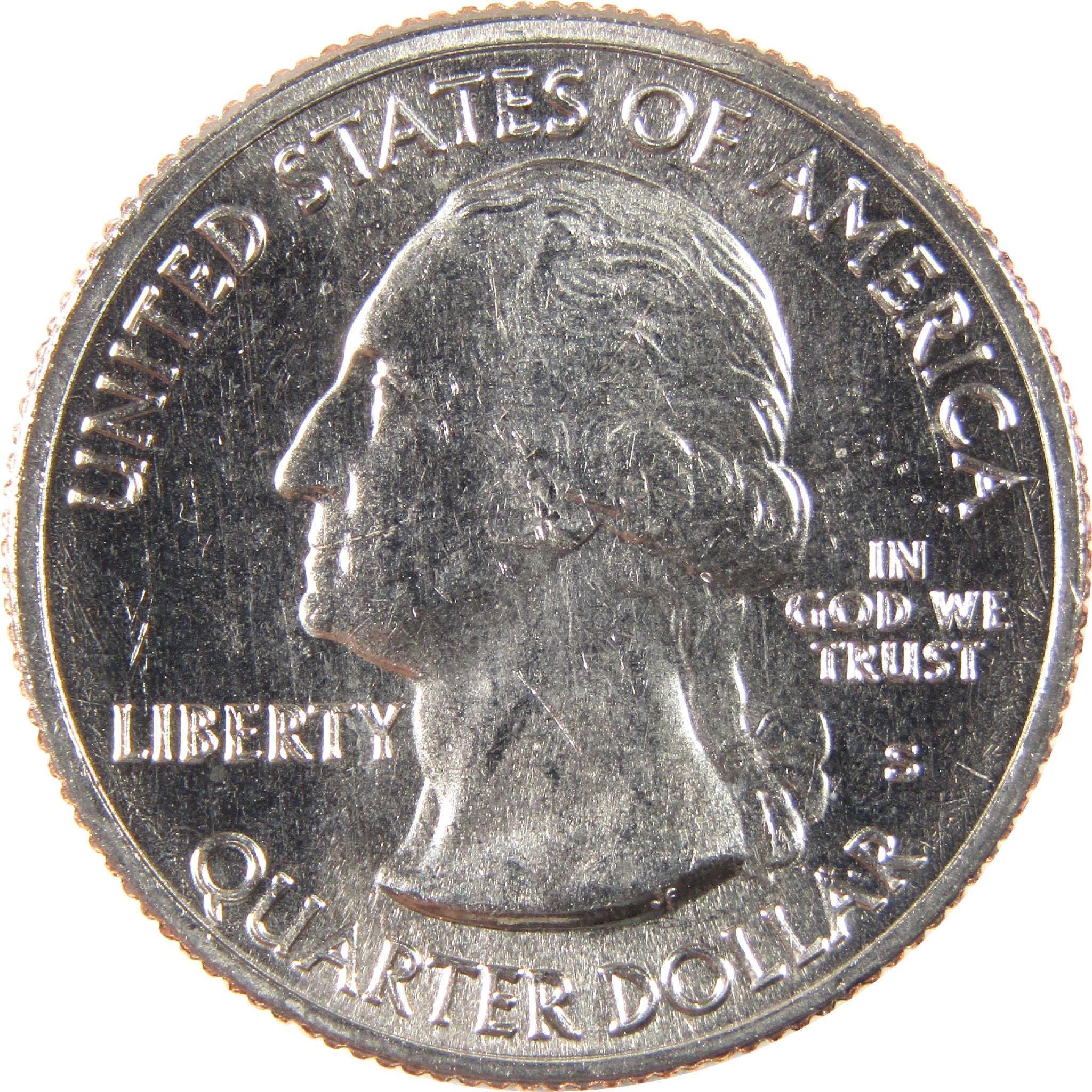United States quarter dollar coin with George Washington profile, collectible currency