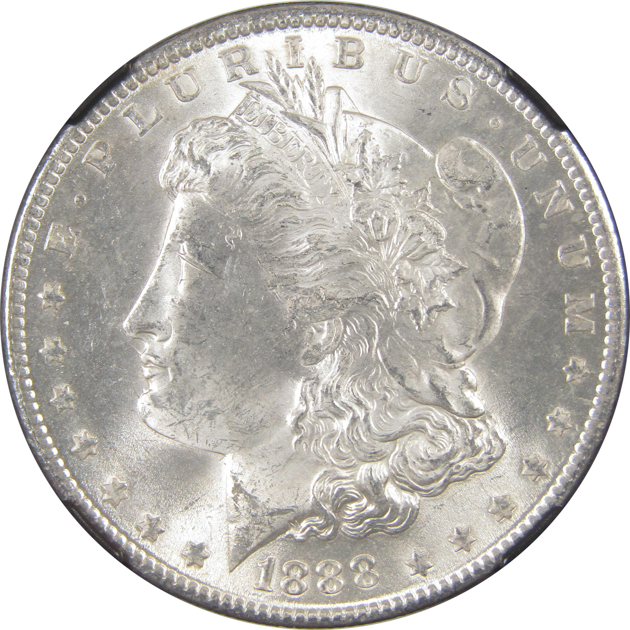 1888 Morgan Dollar MS 63 NGC Silver Original Bag Fragment SKU:I18169 - Morgan coin - Morgan silver dollar - Morgan silver dollar for sale - Profile Coins & Collectibles