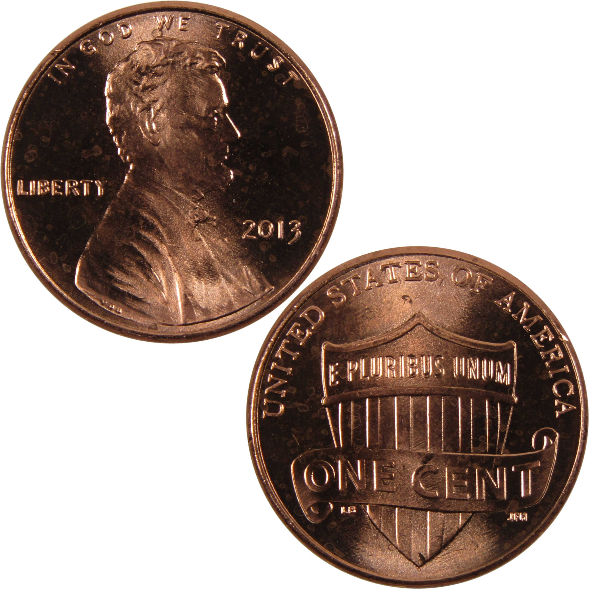 2013 Lincoln Shield Cent BU Uncirculated Penny 1c Coin