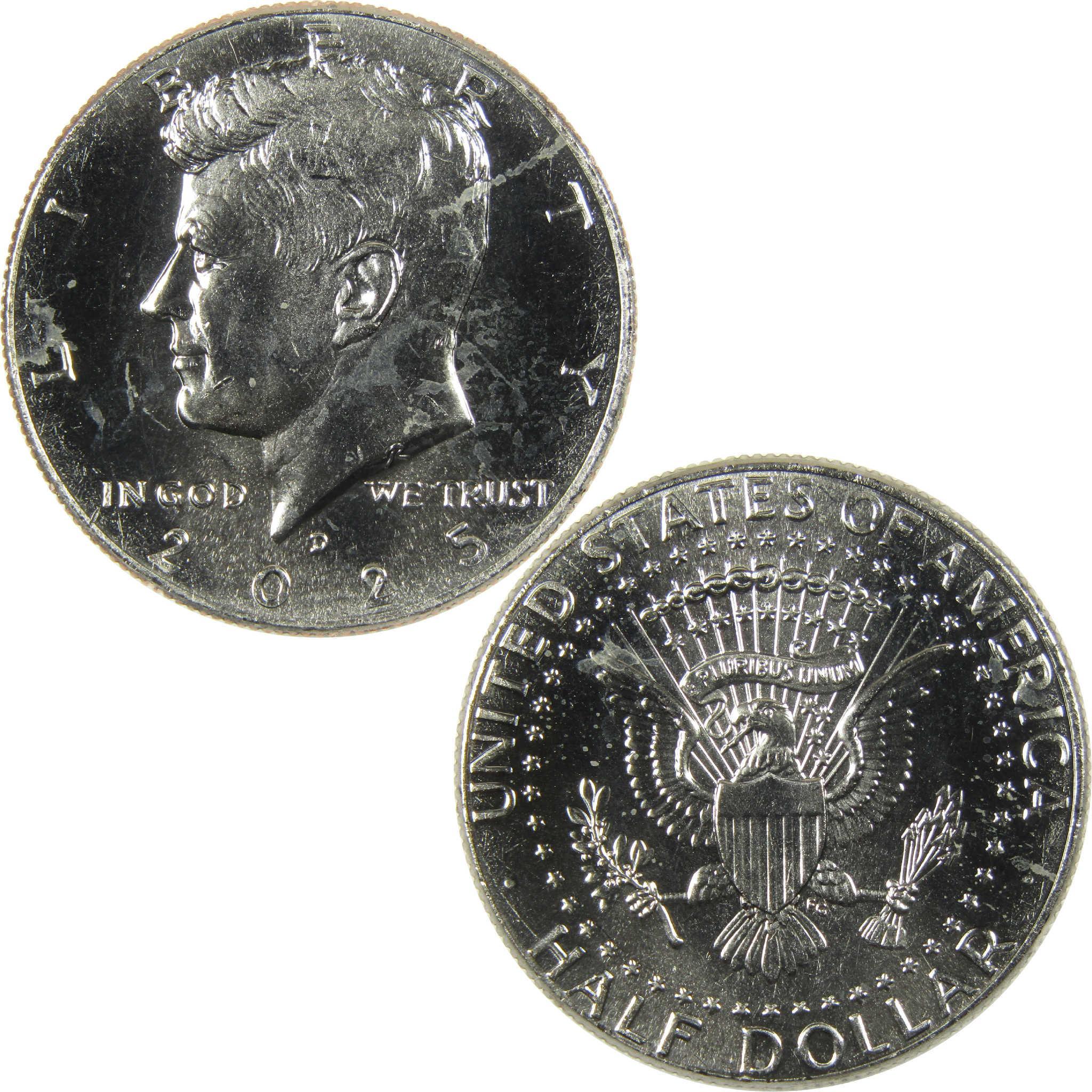 2025 D Kennedy Clad Half Dollar Uncirculated Mint State 50c Coin