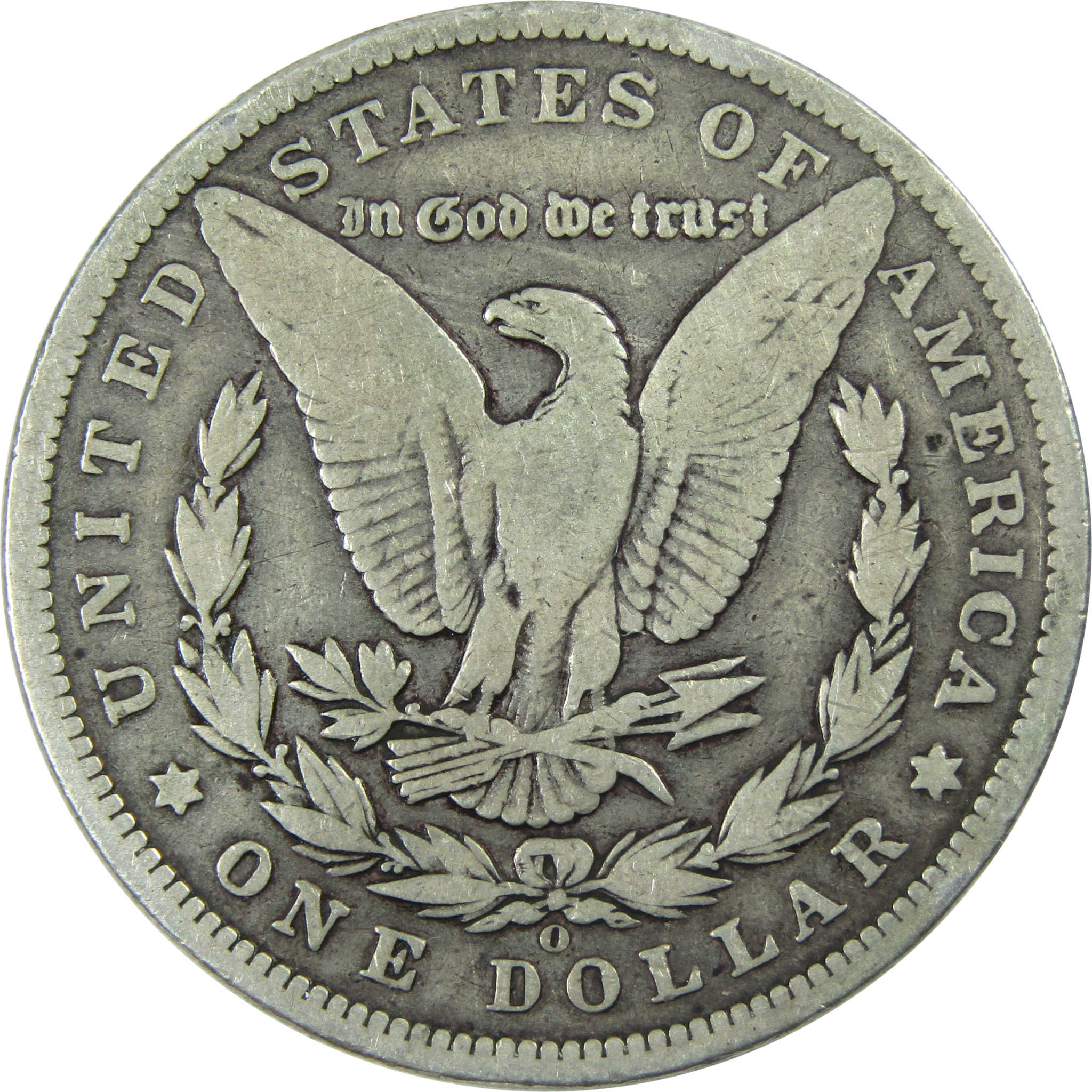 1896 O Morgan Dollar VG Very Good Silver $1 Coin SKU:I13725 - Morgan coin - Morgan silver dollar - Morgan silver dollar for sale - Profile Coins & Collectibles