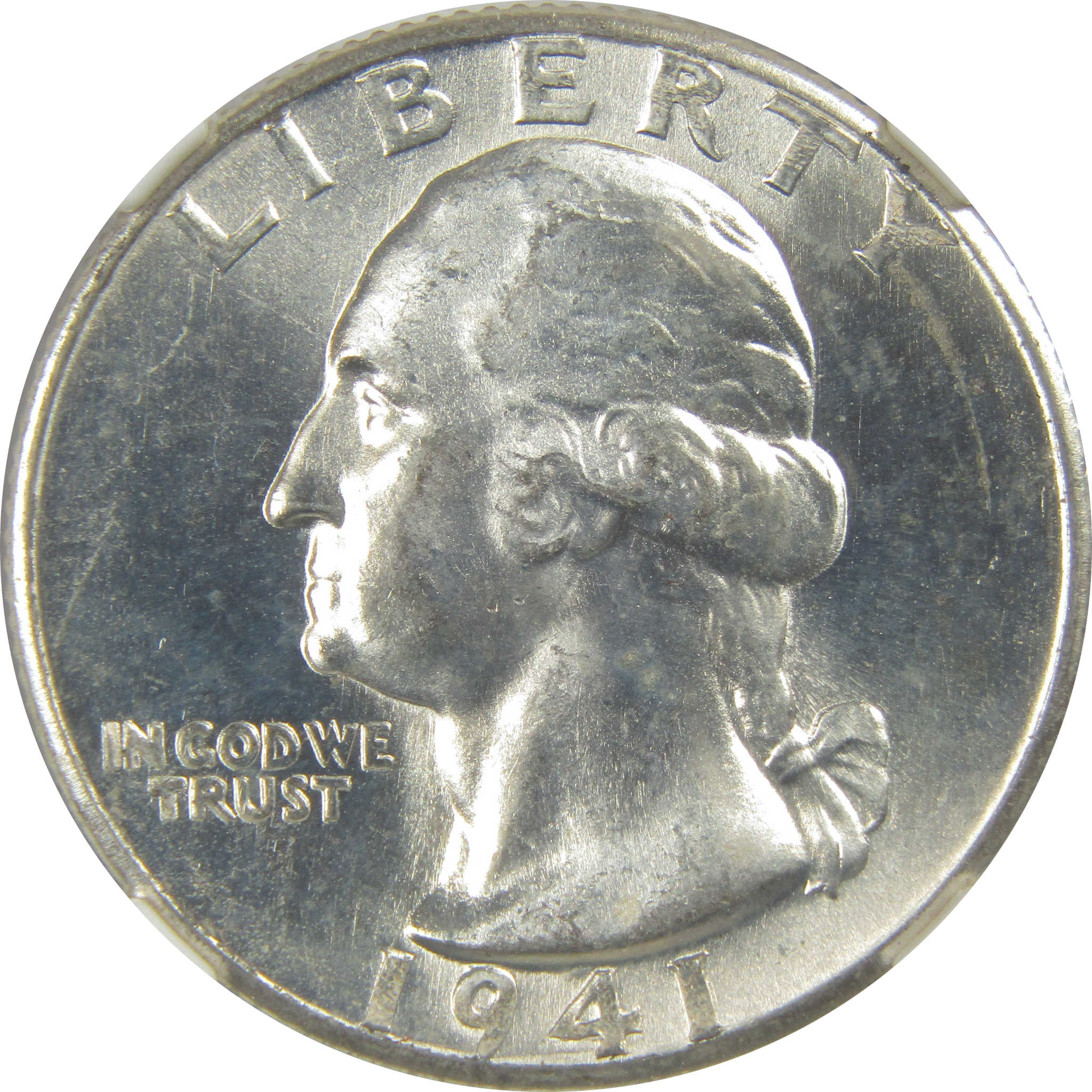 1941 D Washington Quarter MS 65 NGC Silver Bag Fragment SKU:I20603