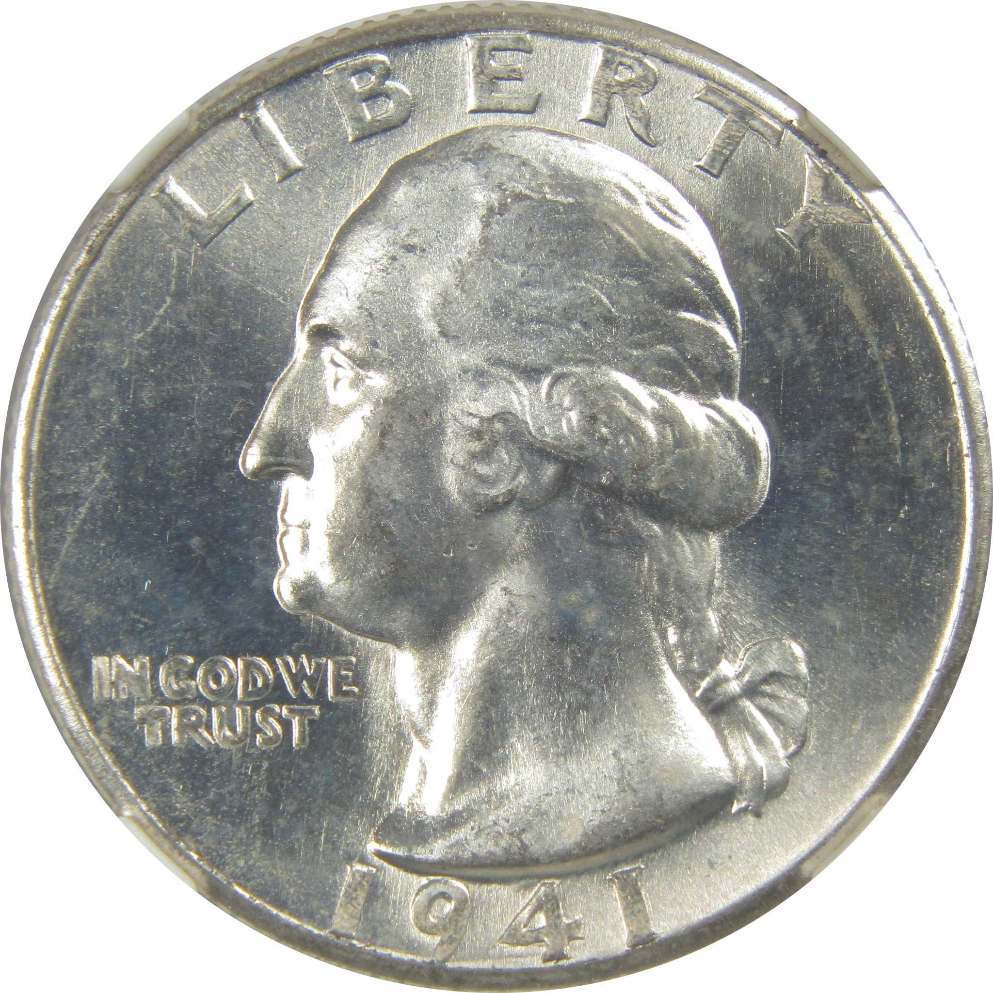 1941 D Washington Quarter MS 65 NGC Silver Bag Fragment SKU:I20603