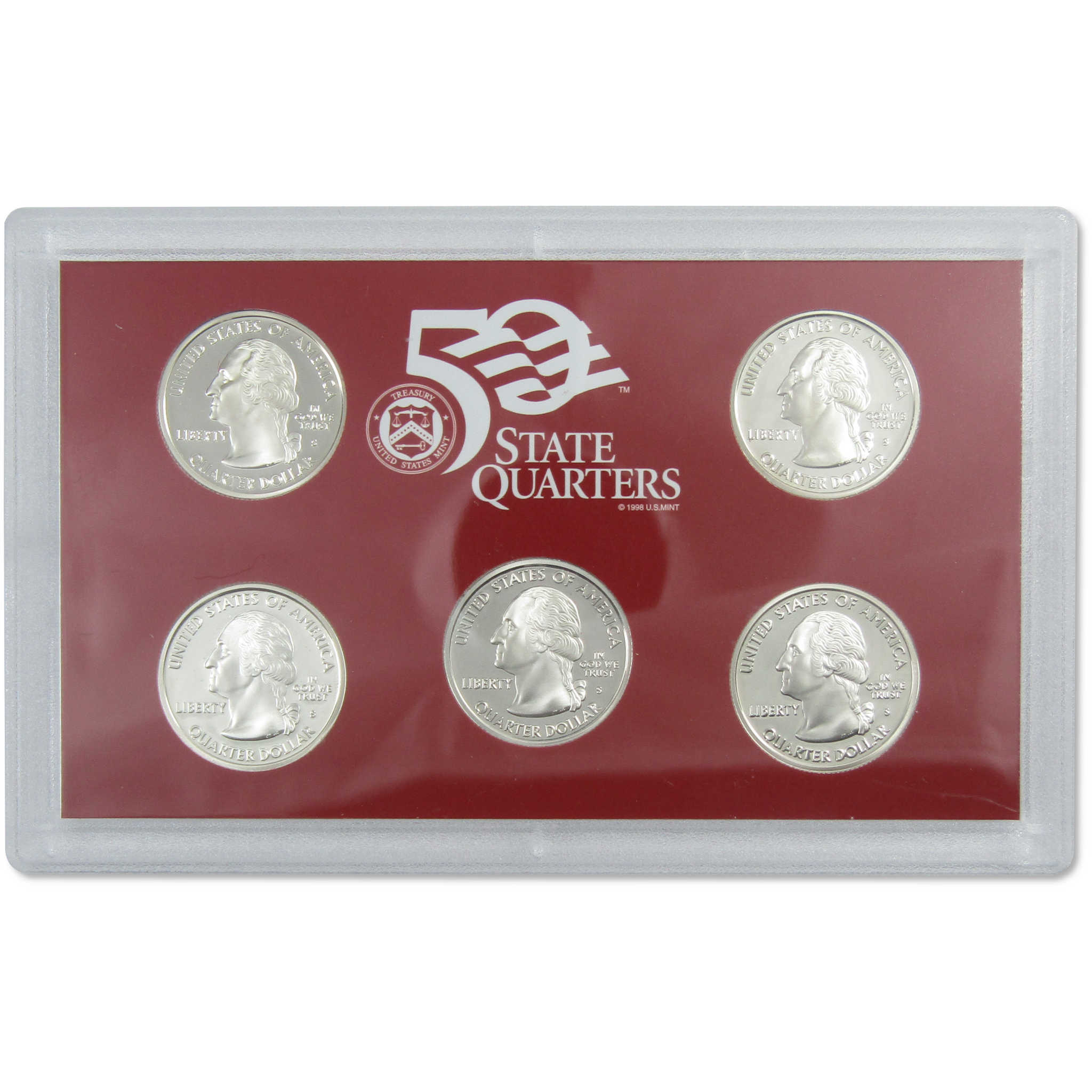 2004 Silver Proof Set U.S. Mint Original Government Packaging OGP COA