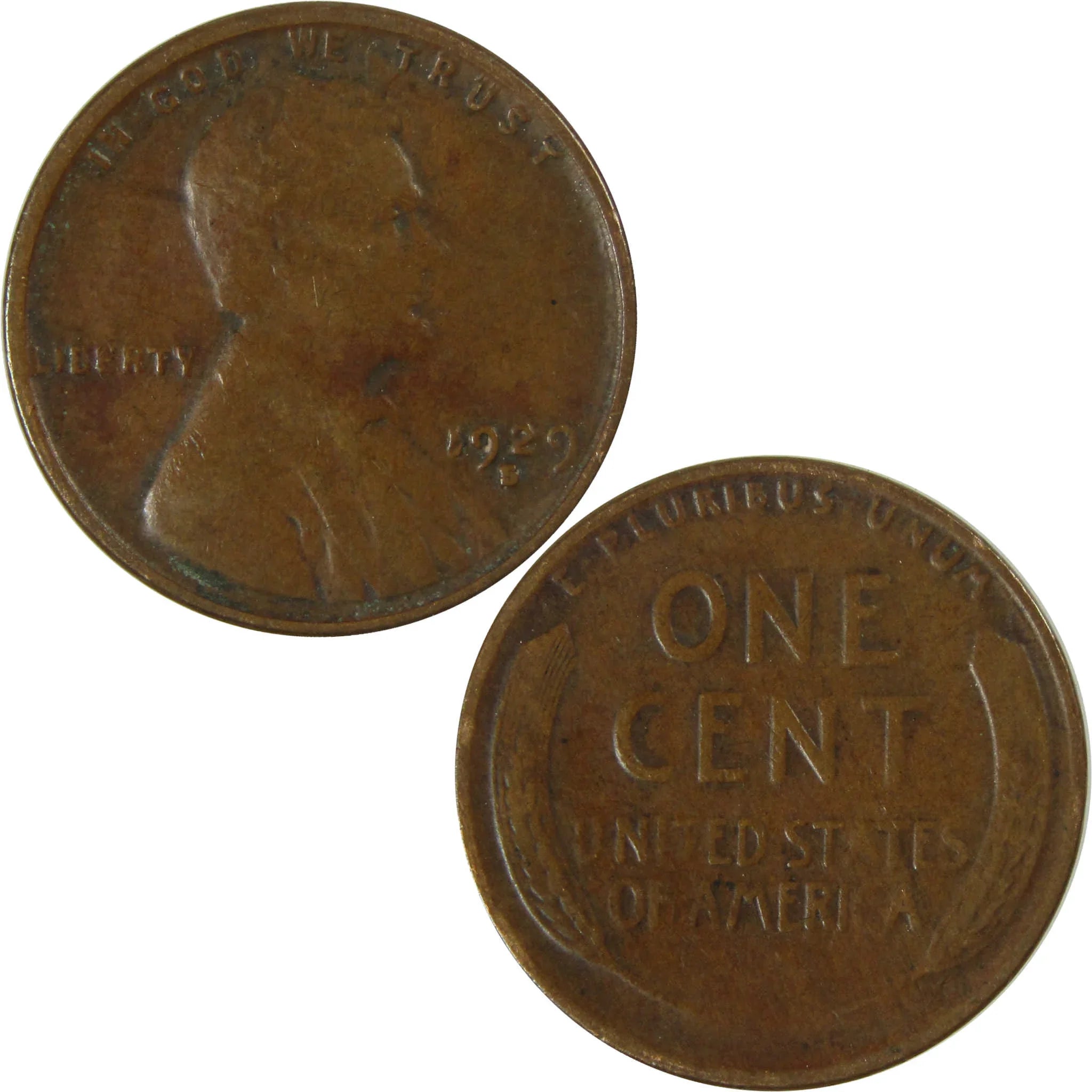 1929 S Lincoln Wheat Cent VG Very Good Penny 1c Coin SKU:I26680