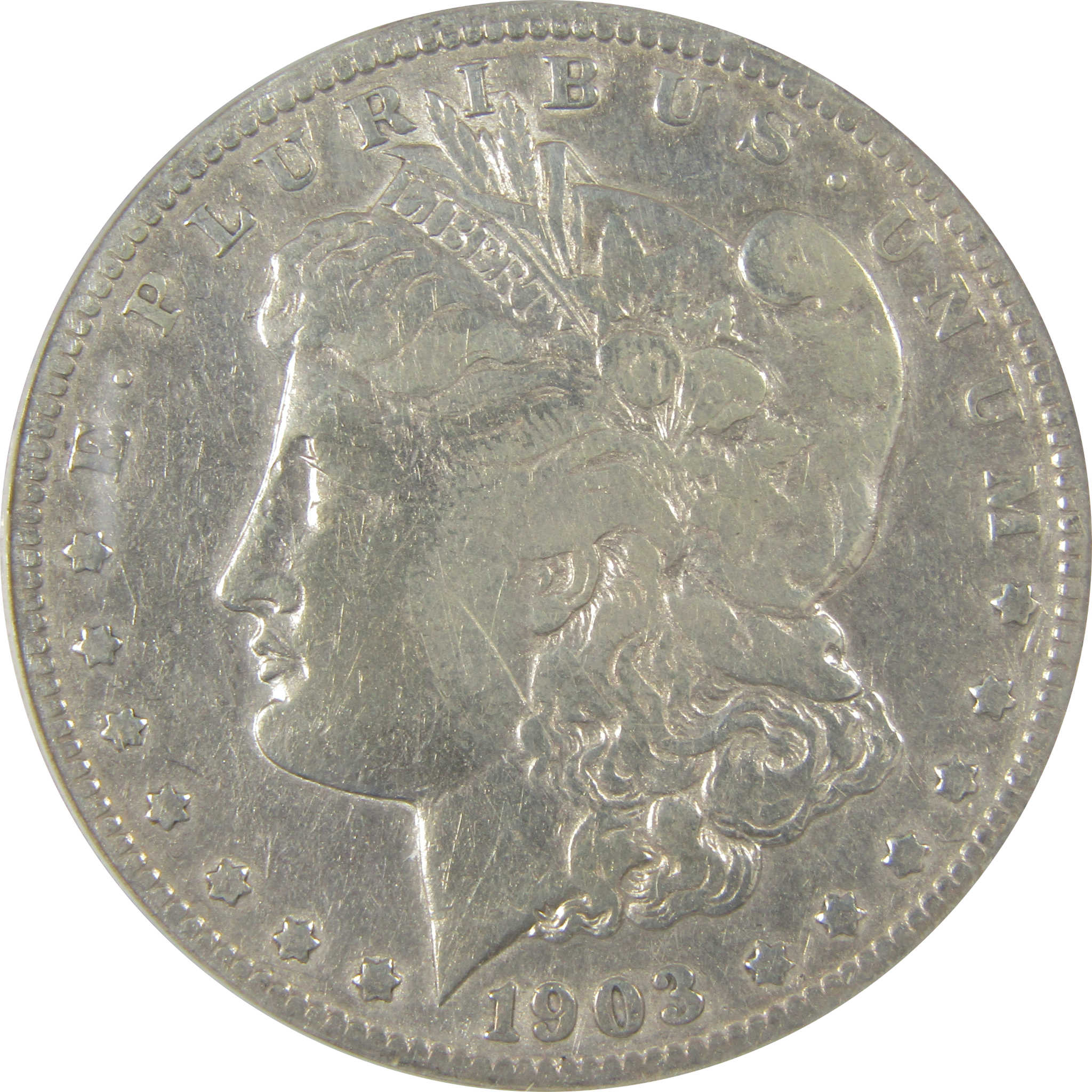 1903 S Morgan Dollar F 12 Details ANACS Silver $1 Coin SKU:I21694 - Morgan coin - Morgan silver dollar - Morgan silver dollar for sale - Profile Coins & Collectibles