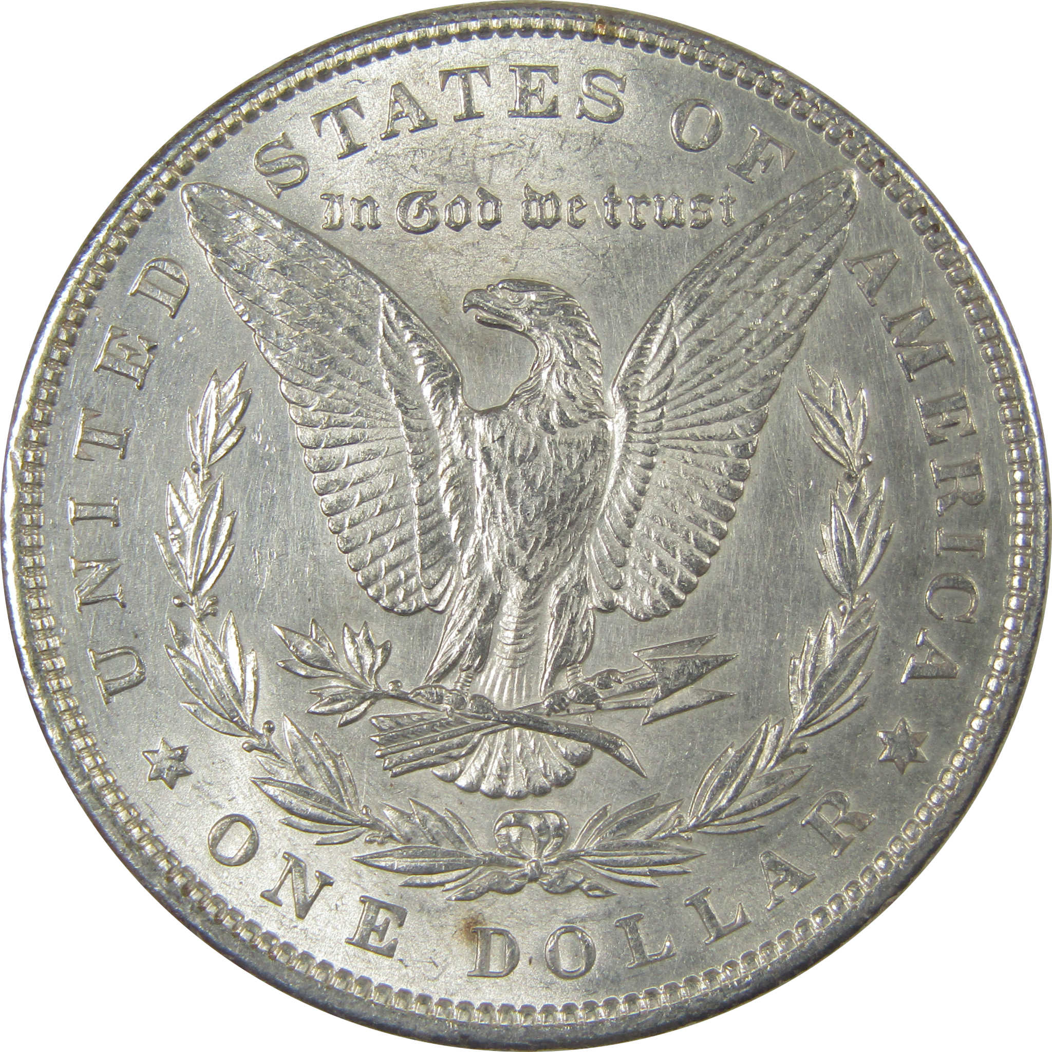 1896 Morgan Dollar AU About Uncirculated Silver $1 Coin SKU:CPC1030 - Morgan coin - Morgan silver dollar - Morgan silver dollar for sale - Profile Coins & Collectibles