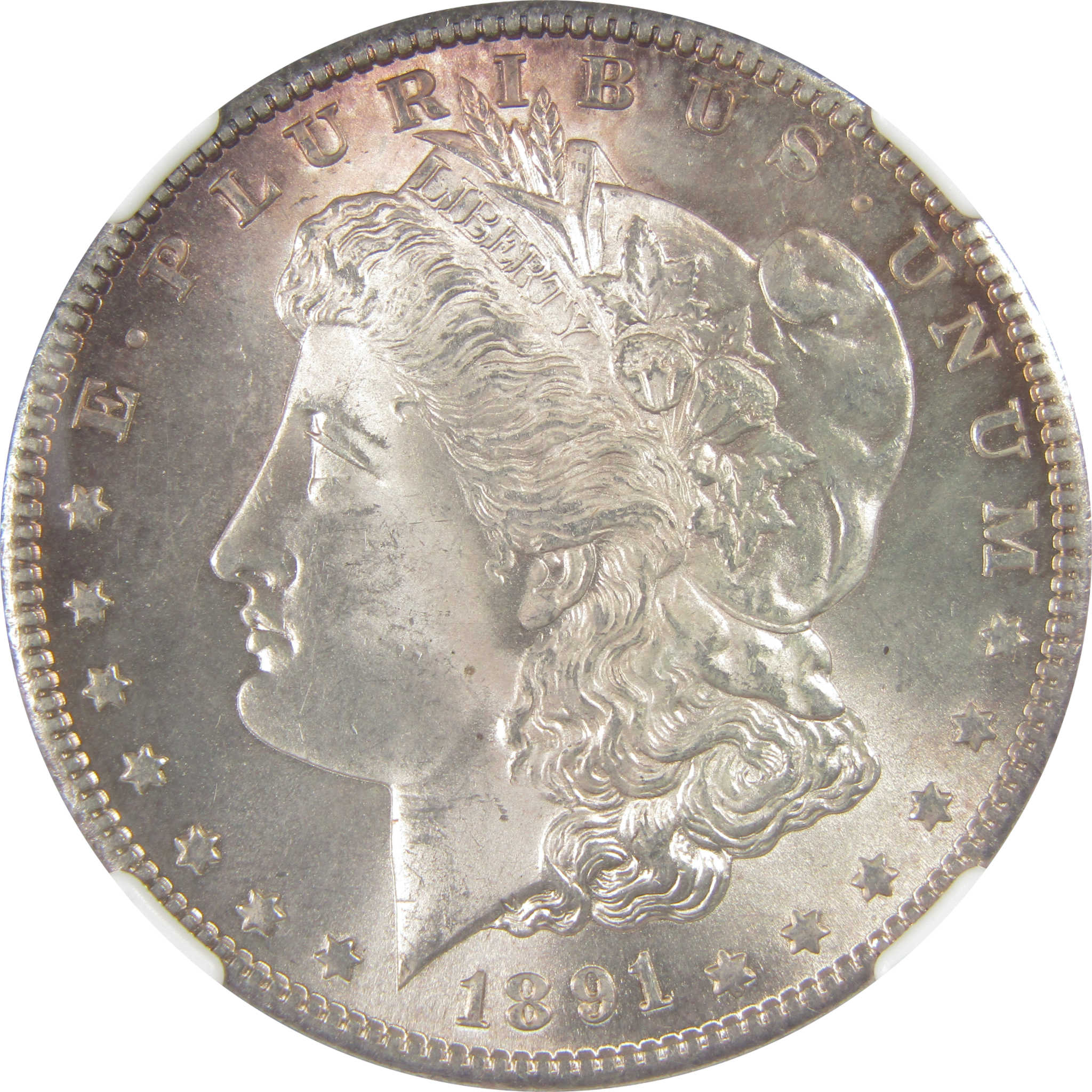 1891 S Morgan Dollar MS 65 NGC Silver Uncirculated $1 Coin SKU:I23444