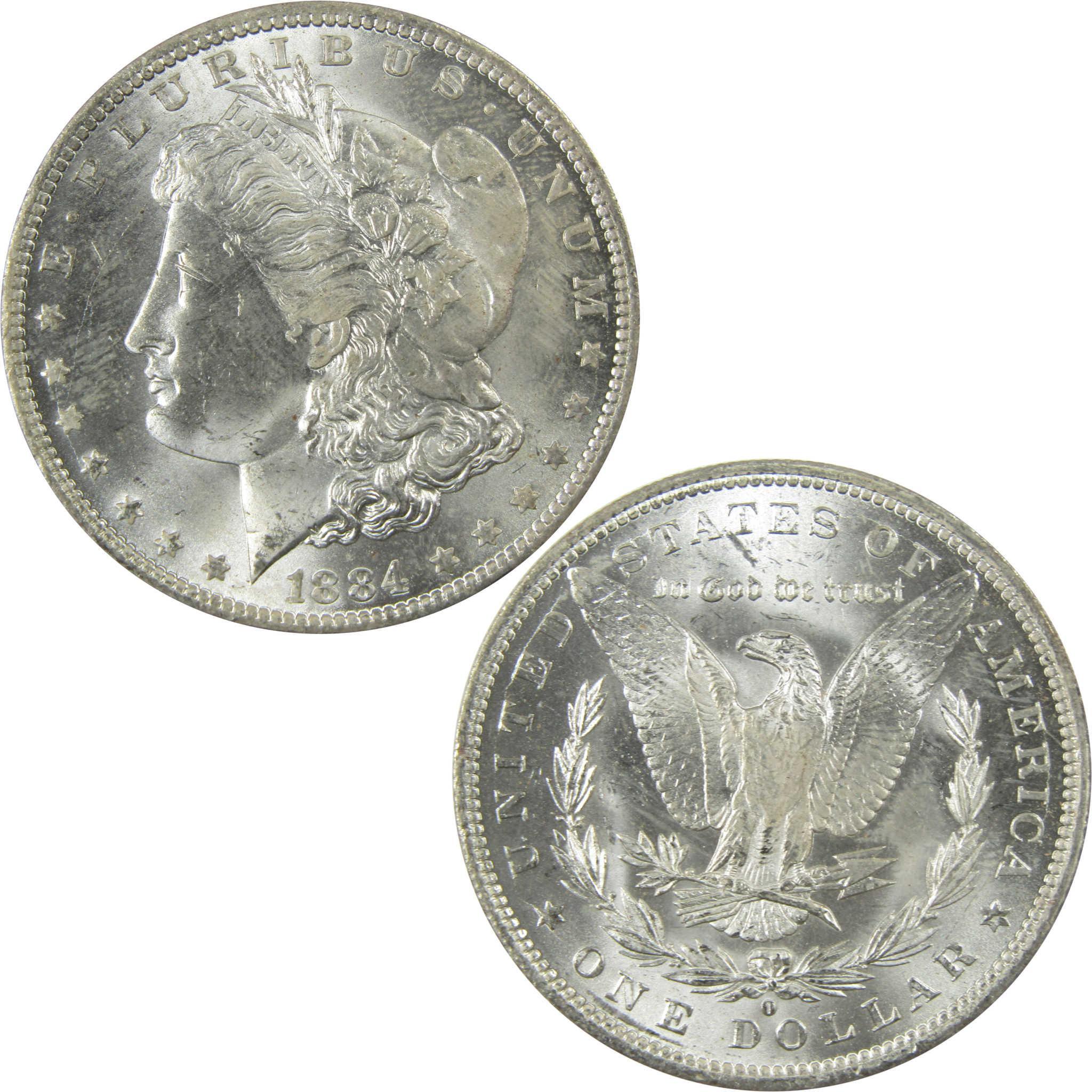 1884 O Morgan Silver Dollar Uncirculated Mint State $1 Coin SKU:I24535 - Morgan coin - Morgan silver dollar - Morgan silver dollar for sale - Profile Coins & Collectibles