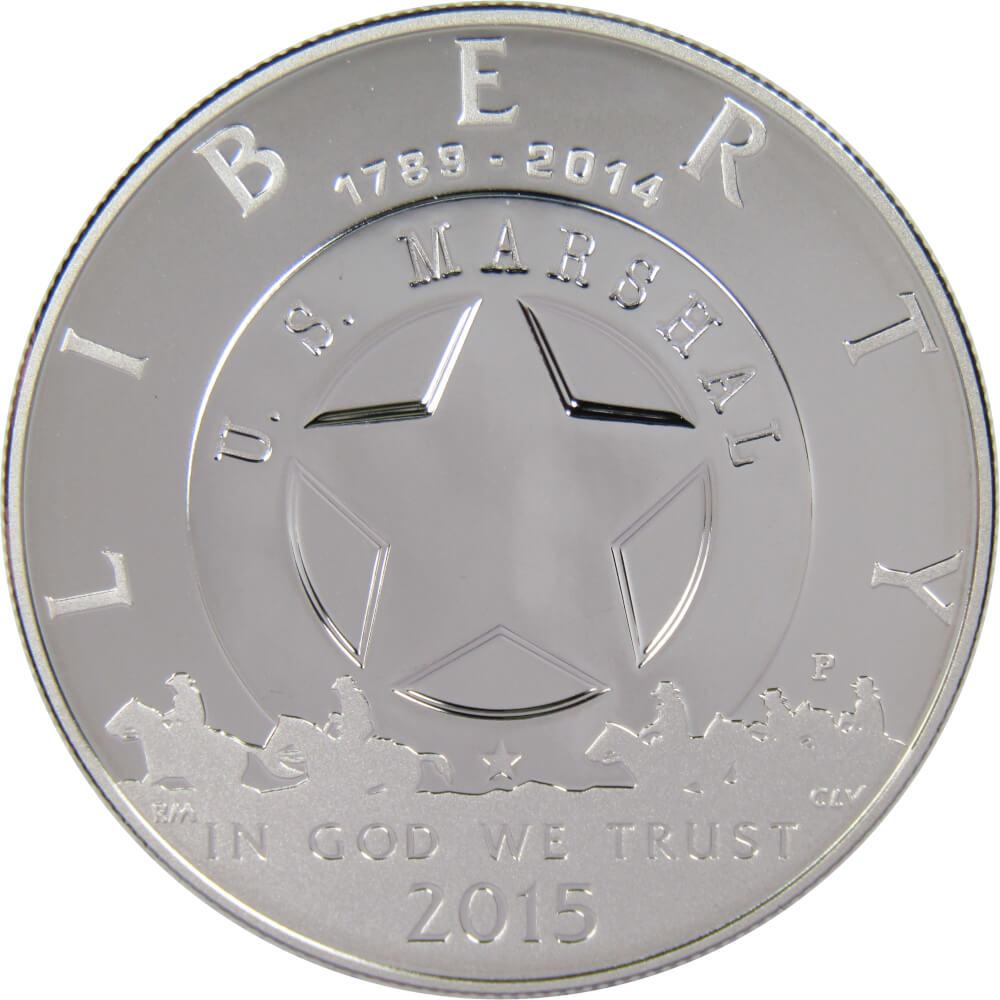 U.S. Marshals Commemorative Dollar 2015 P Proof Silver $1 Coin OGP COA