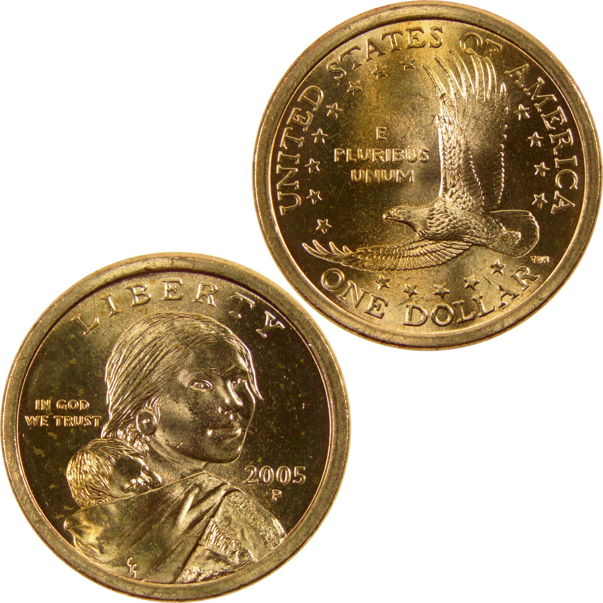 2005 P Sacagawea Native American Dollar BU Uncirculated $1 Coin