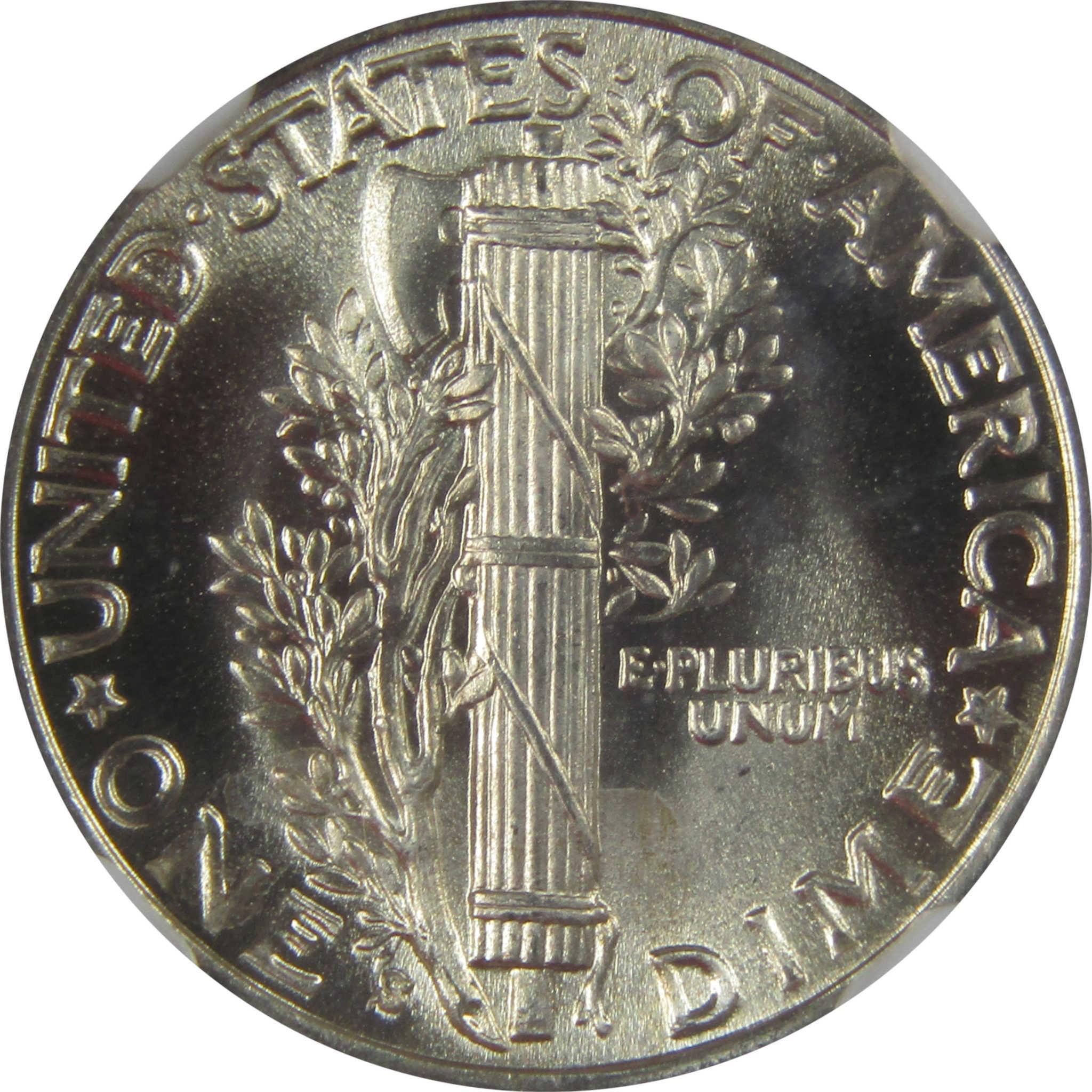 1937 S Mercury Dime MS 66 FB NGC Silver Uncirculated SKU:I23193