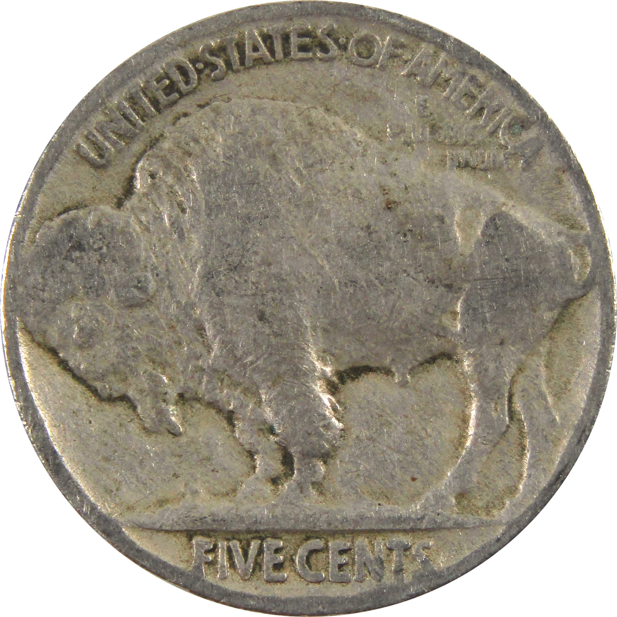 1927 Indian Head Buffalo Nickel AG About Good 5c Coin