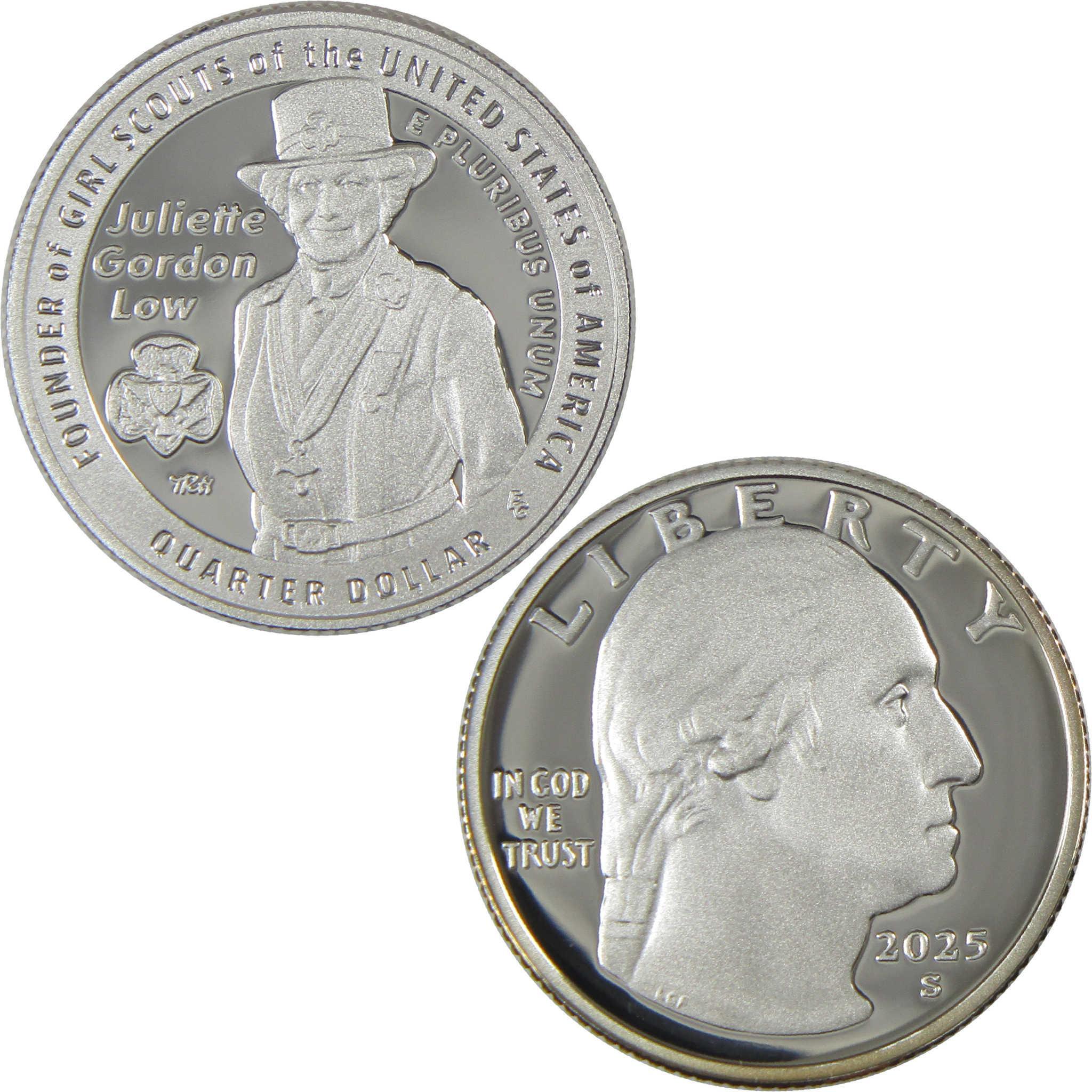 2025 S Juliette Gordon Low American Women Silver Quarter Proof Coin