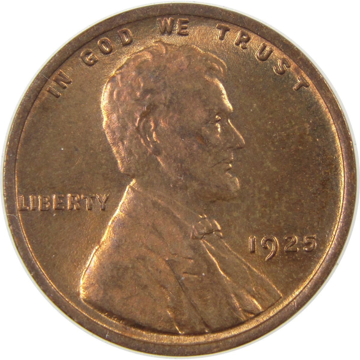 1925 Lincoln Wheat Cent Uncirculated Penny 1c Coin SKU:I28265