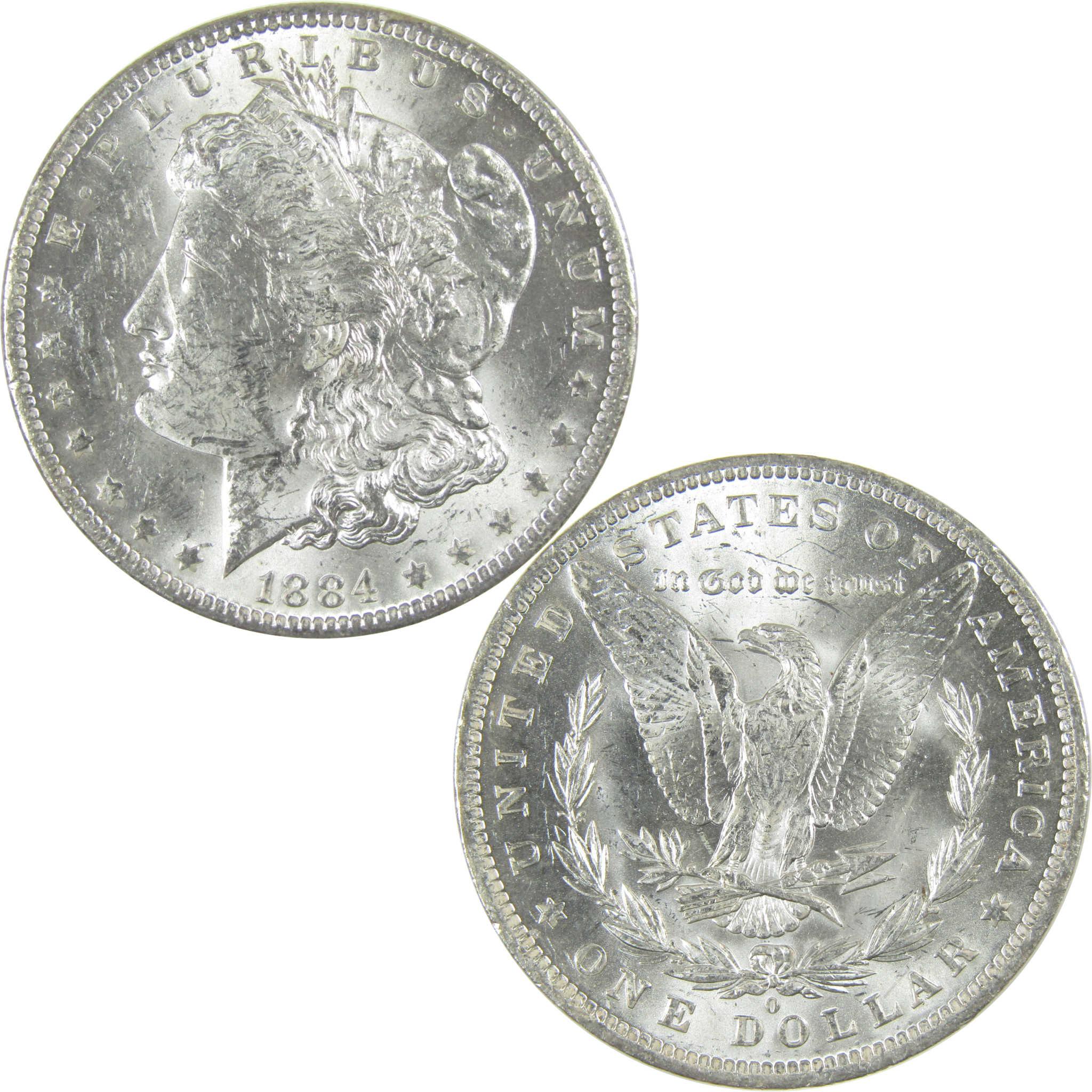 1884 O Morgan Silver Dollar Uncirculated Mint State $1 Coin SKU:I27485 - Morgan coin - Morgan silver dollar - Morgan silver dollar for sale - Profile Coins & Collectibles