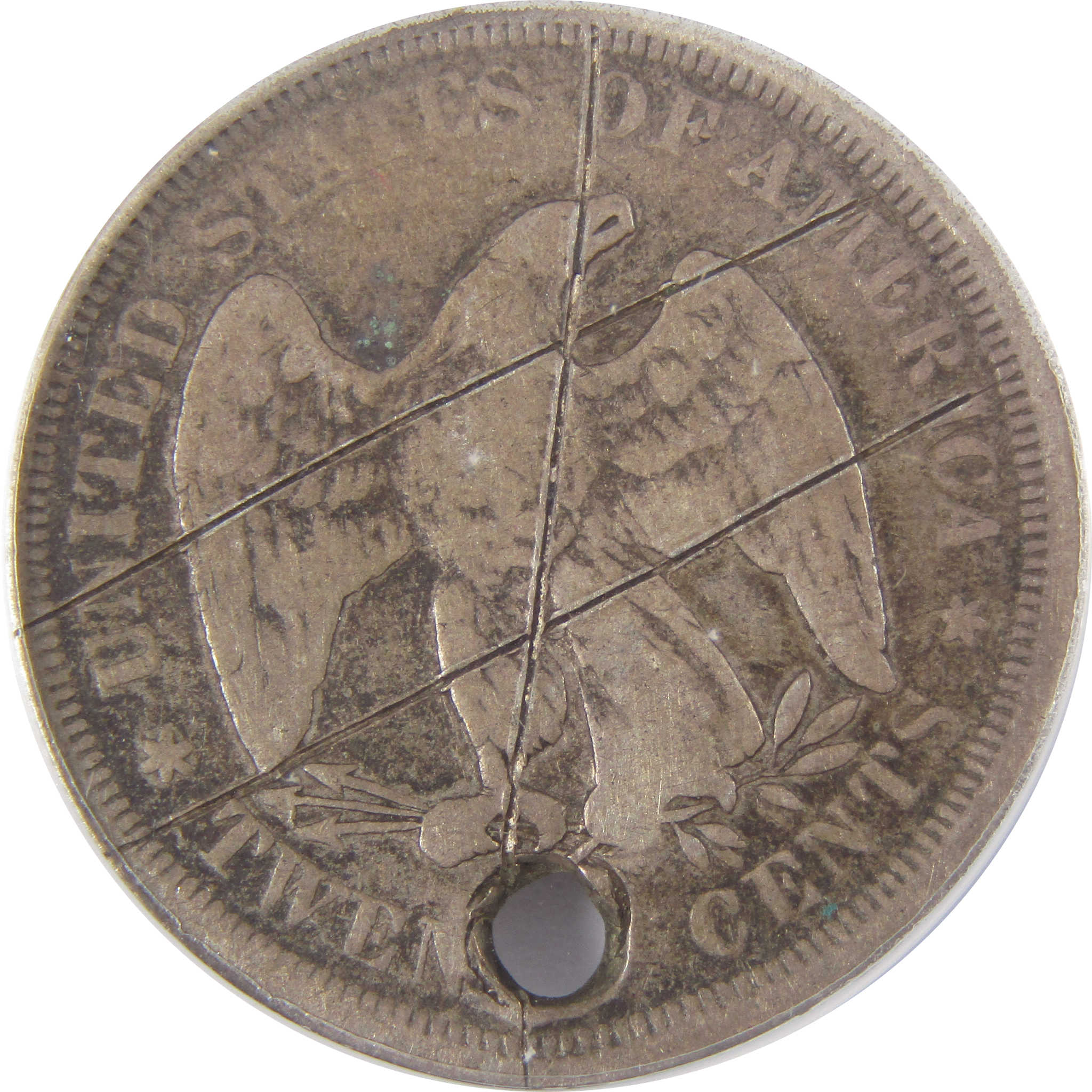 1875 S FS-301 Seated Liberty Twenty Cent F 12 Details ANACS SKU:I17698