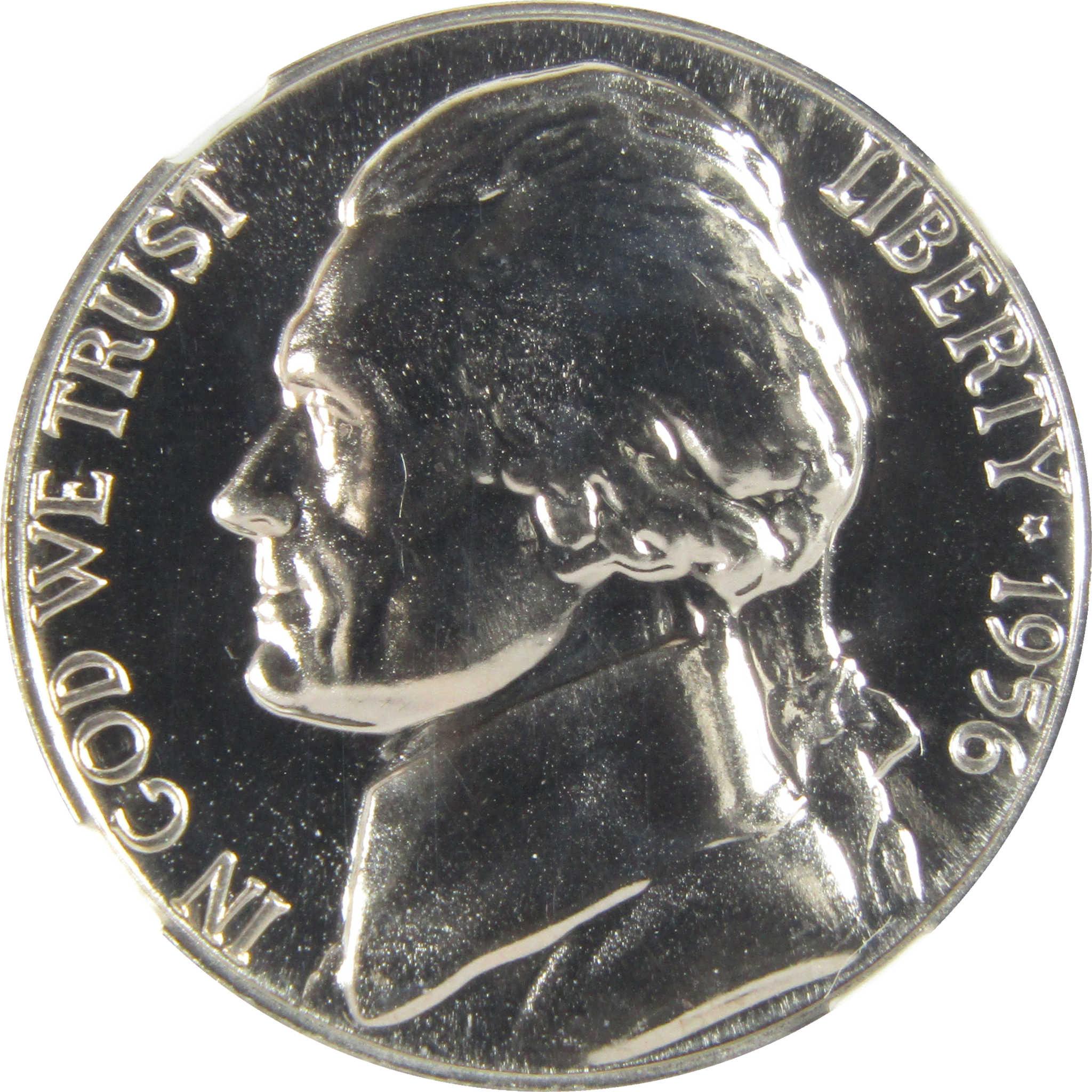 1956 Jefferson Nickel PF 68 NGC Proof 5c Coin Collectible SKU:I27373